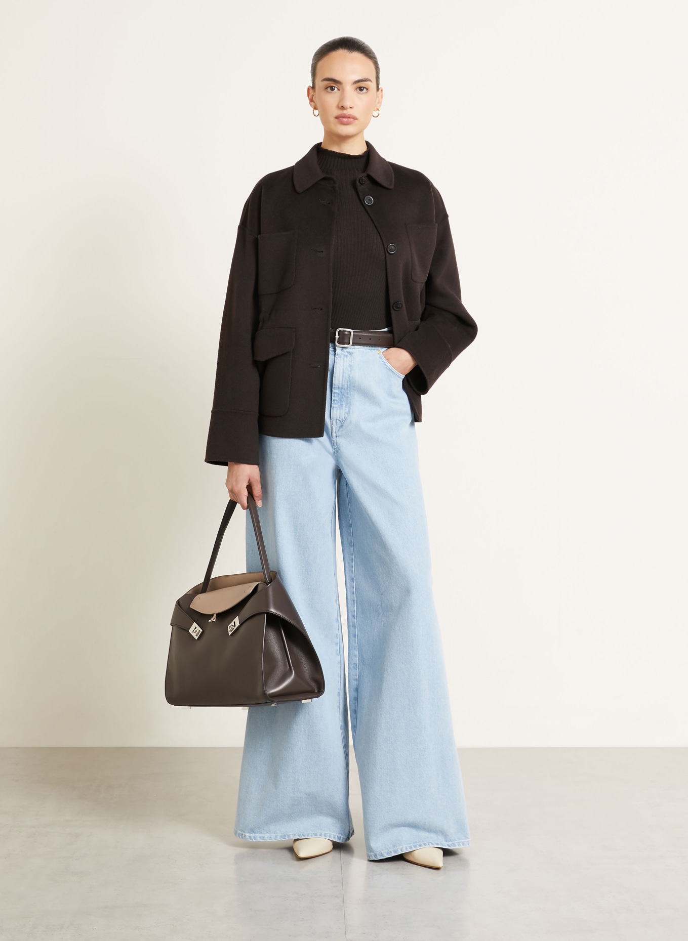 IRIS von ARNIM Cashmere-Pullover LEANOR: DUNKELBRAUN