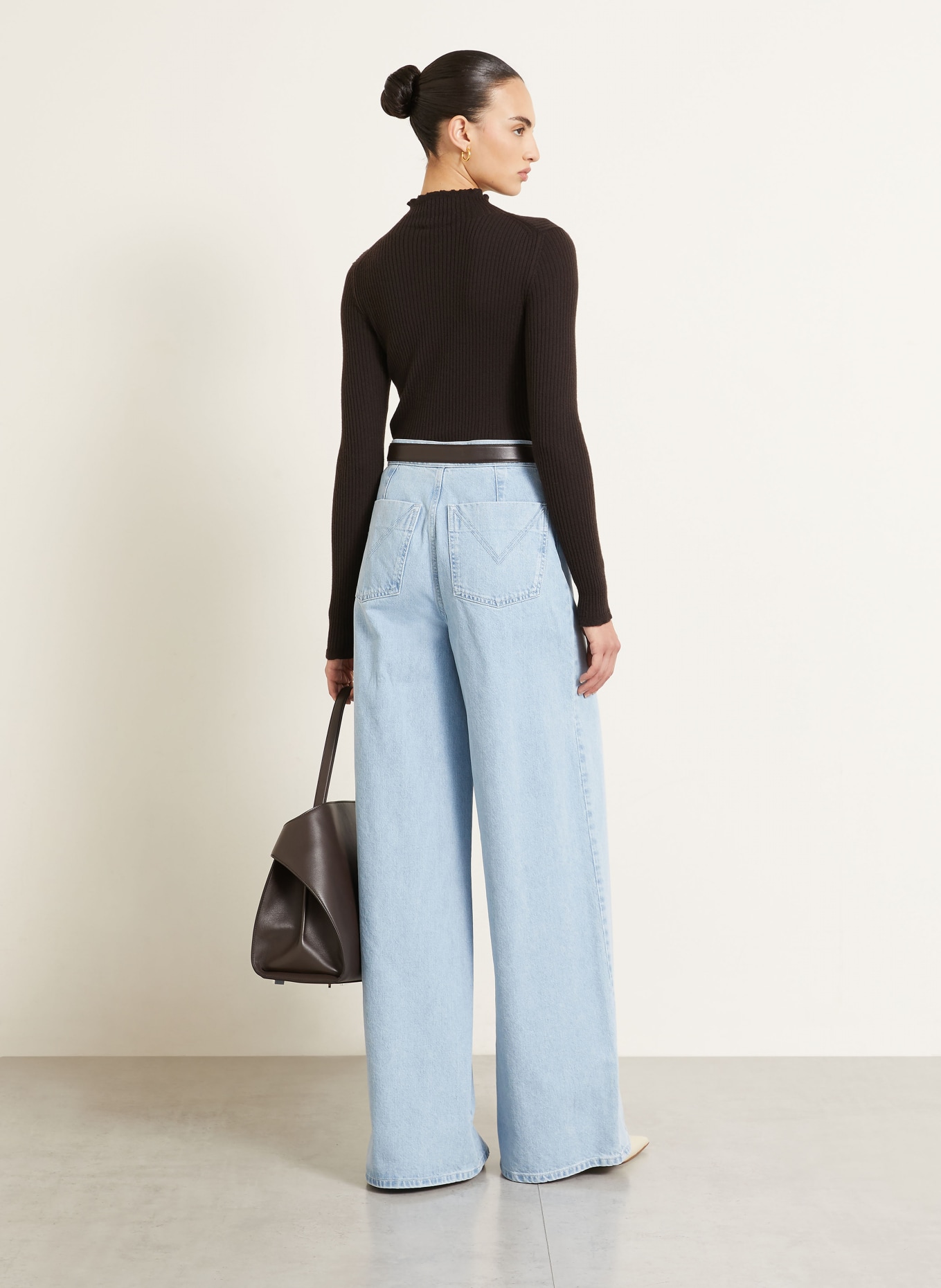 IRIS von ARNIM Cashmere-Pullover LEANOR: DUNKELBRAUN