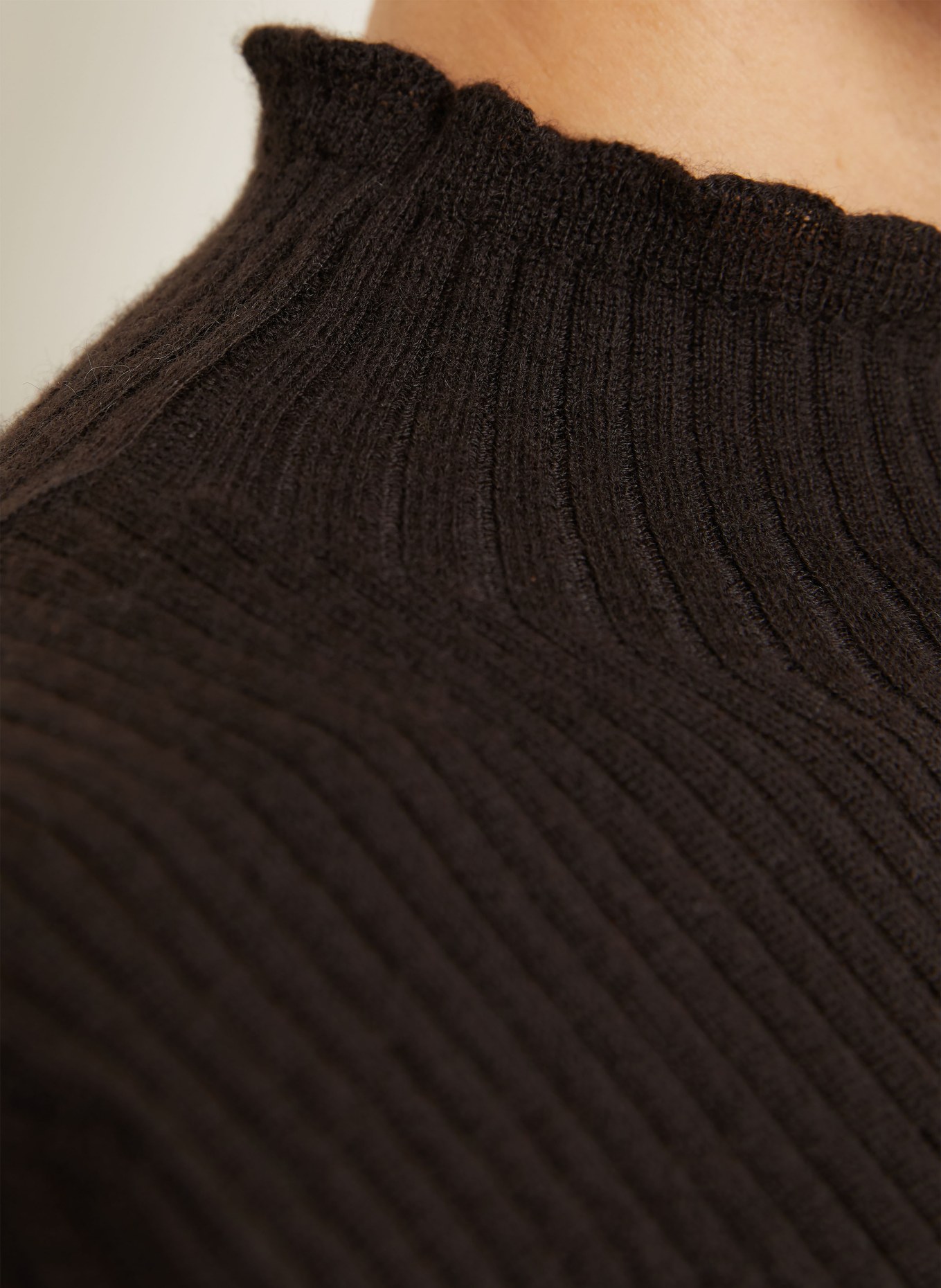 IRIS von ARNIM Cashmere-Pullover LEANOR: DUNKELBRAUN
