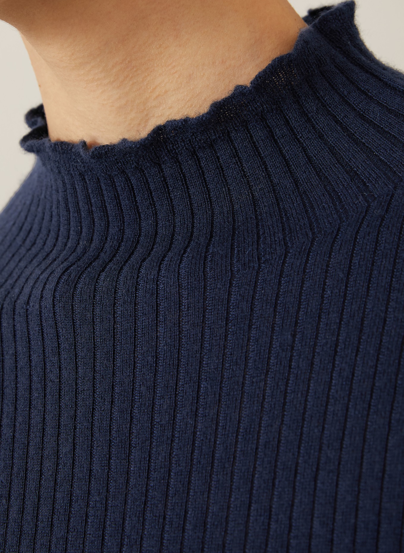 IRIS von ARNIM Cashmere-Pullover LEANOR: DUNKELBLAU