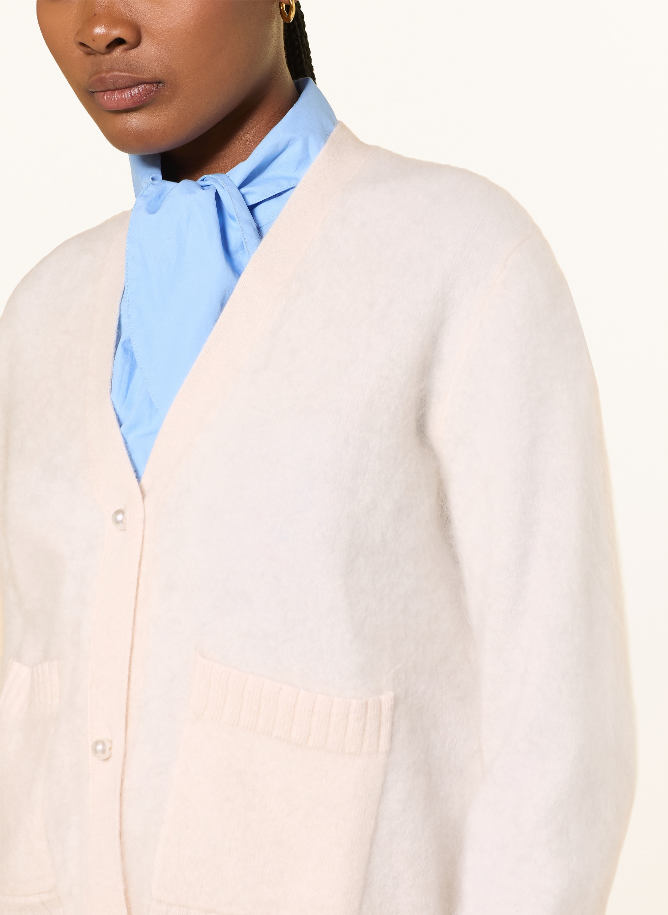 lilienfels Cardigan din cașmir: CREM
