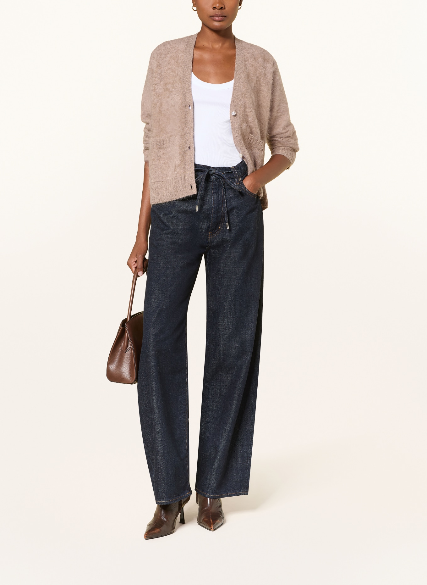 lilienfels Cashmere cardigan: CAMEL