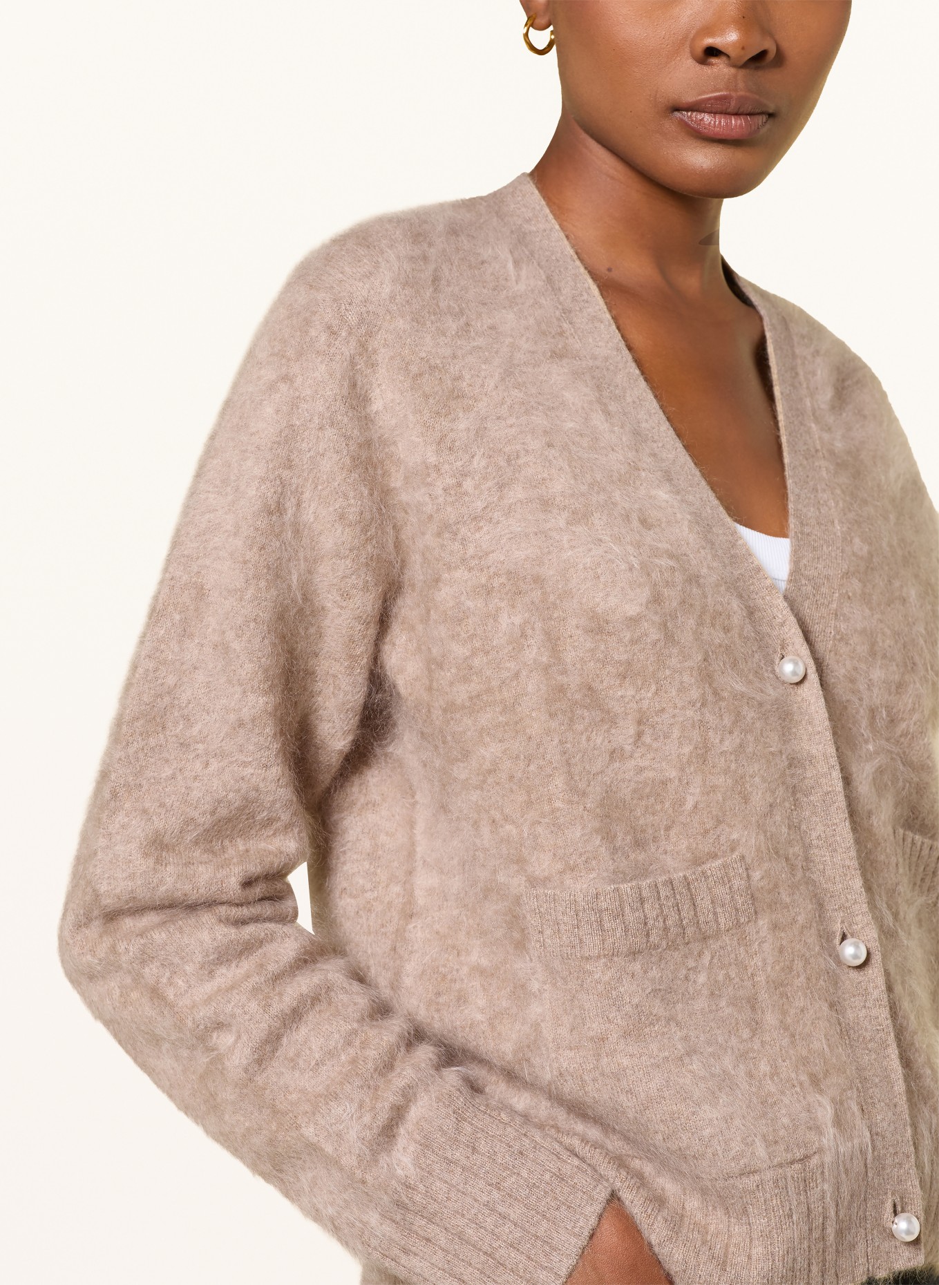 lilienfels Cashmere cardigan: CAMEL