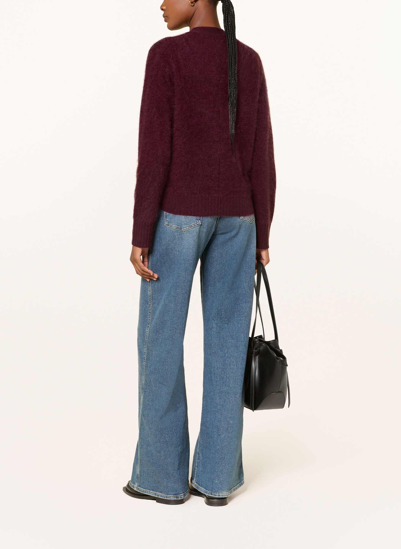 lilienfels Cashmere cardigan: DARK RED