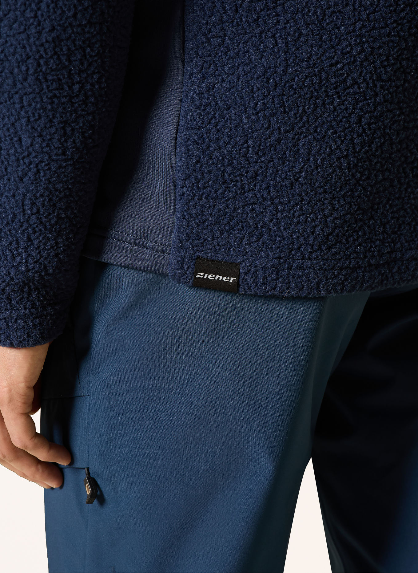 Ziener Midlayer-jas JAIKUS-Z: DONKERBLAUW