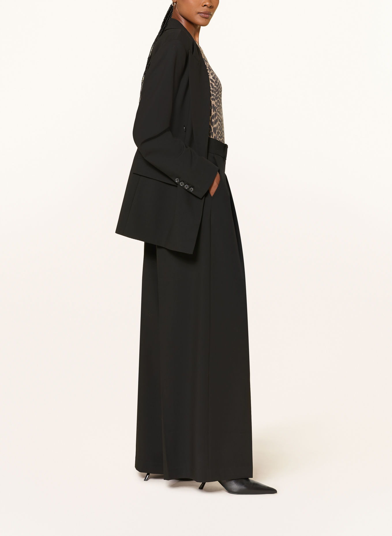 MRS & HUGS Marlene-broek: ZWART