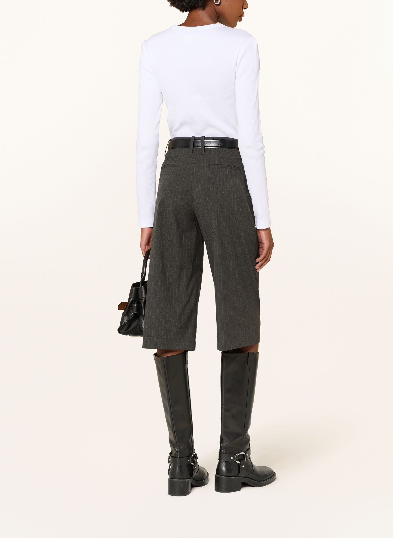 MRS & HUGS Bermuda shorts: DARK GRAY / GRAY