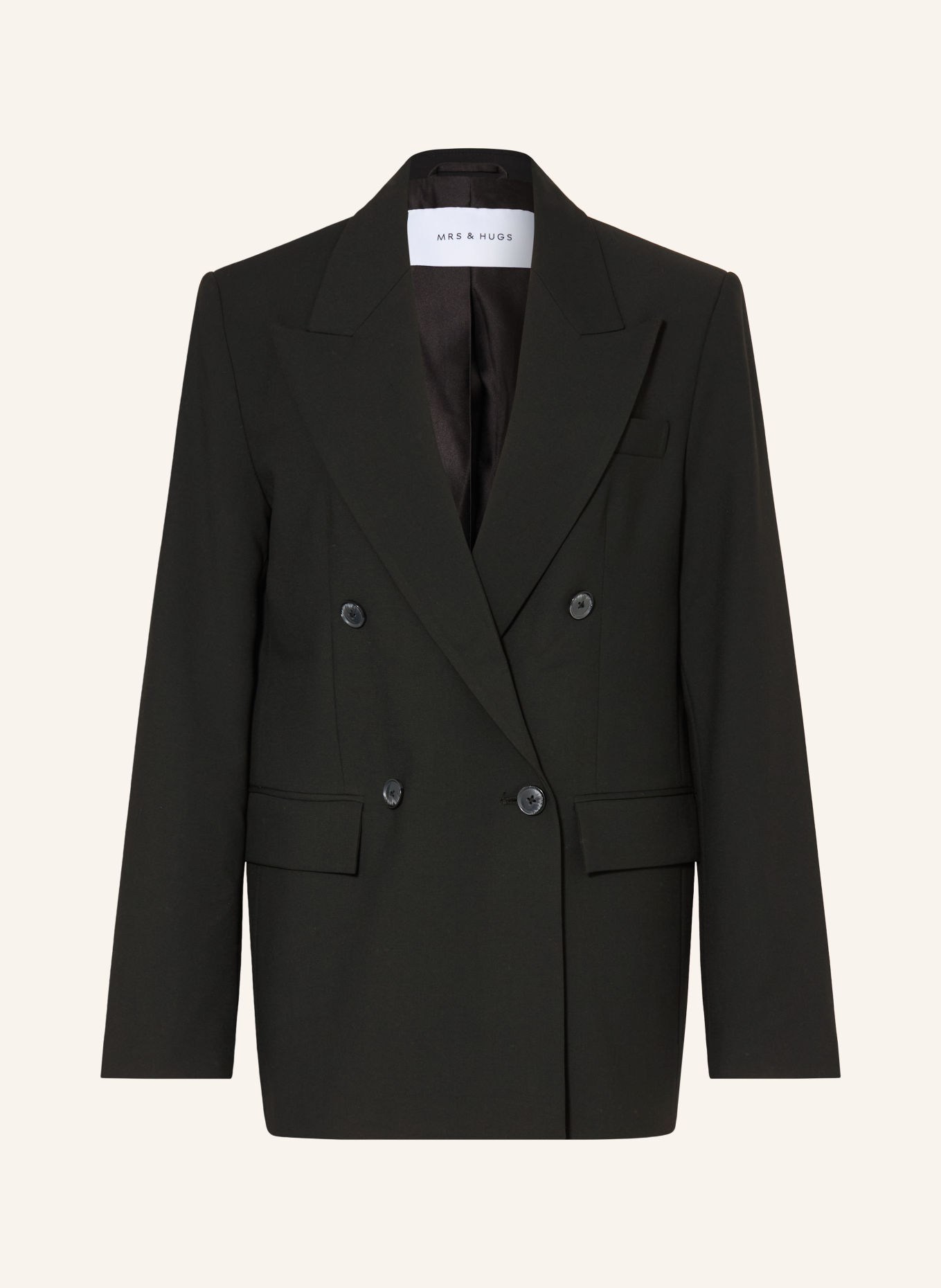 MRS & HUGS Blazers: ZWART