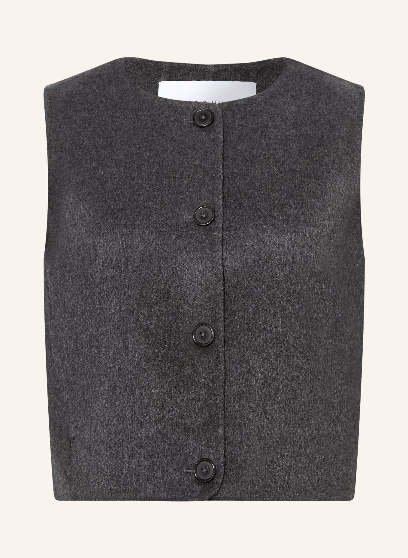 MRS & HUGS Vest: DARK GRAY