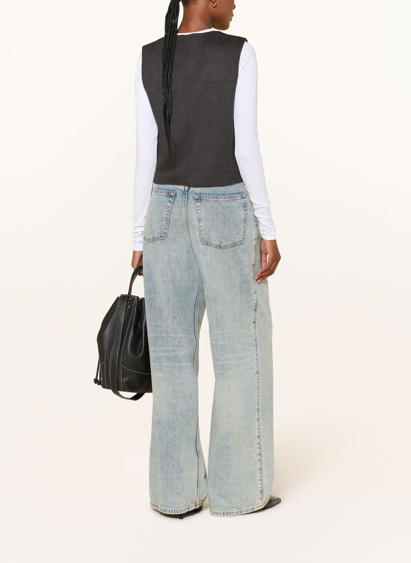MRS & HUGS Vest: DARK GRAY