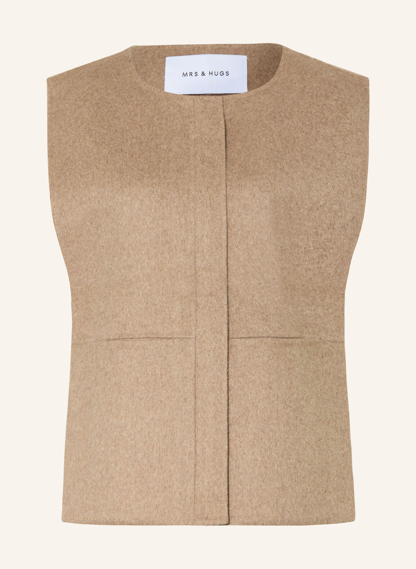 MRS & HUGS Vest: BEIGE