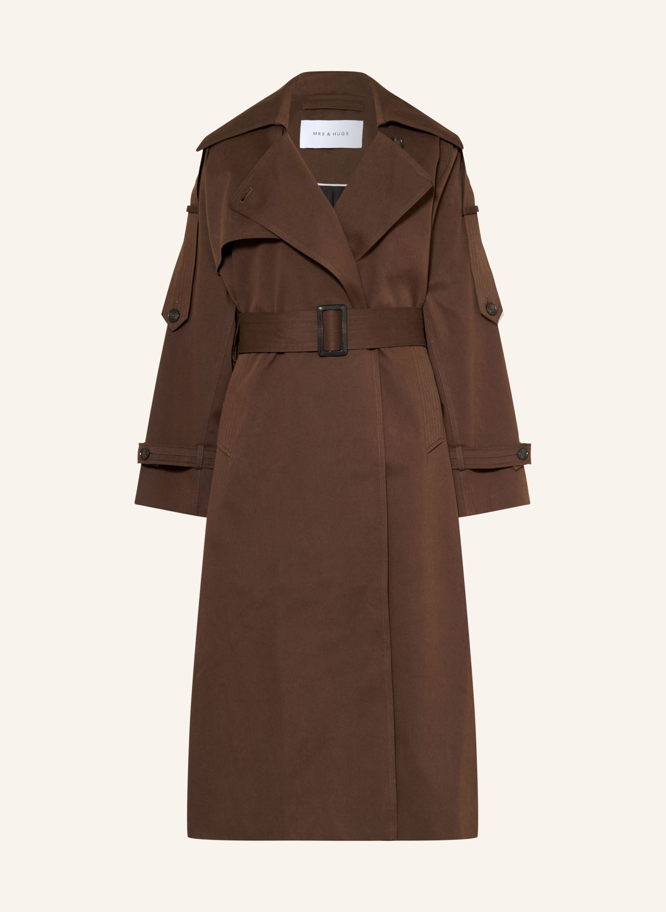 MRS & HUGS Trenchcoat: BRUIN