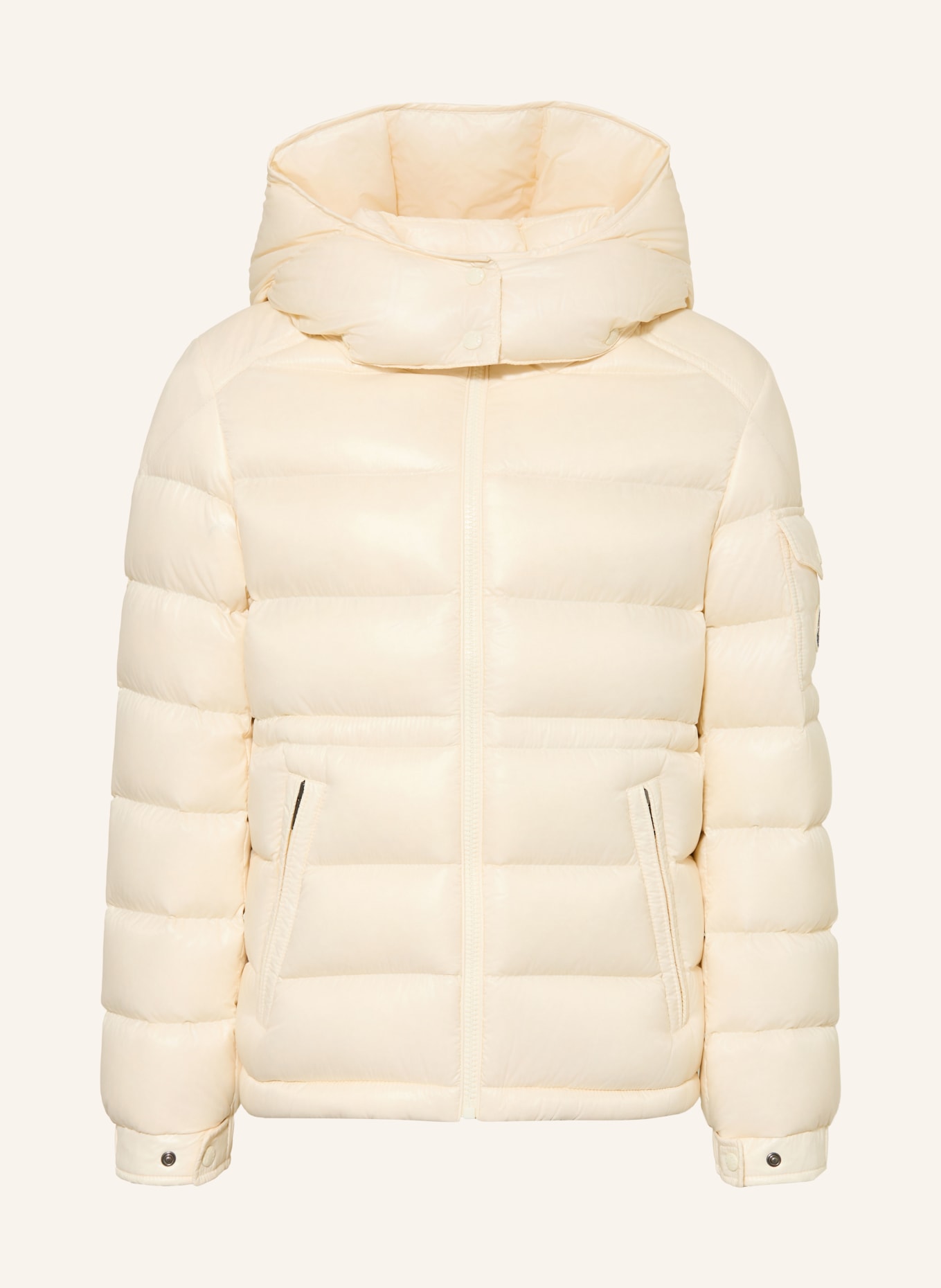 MONCLER enfant Péřové bundy MAIRE s odnímatelnou kapucí: REŽNÁ