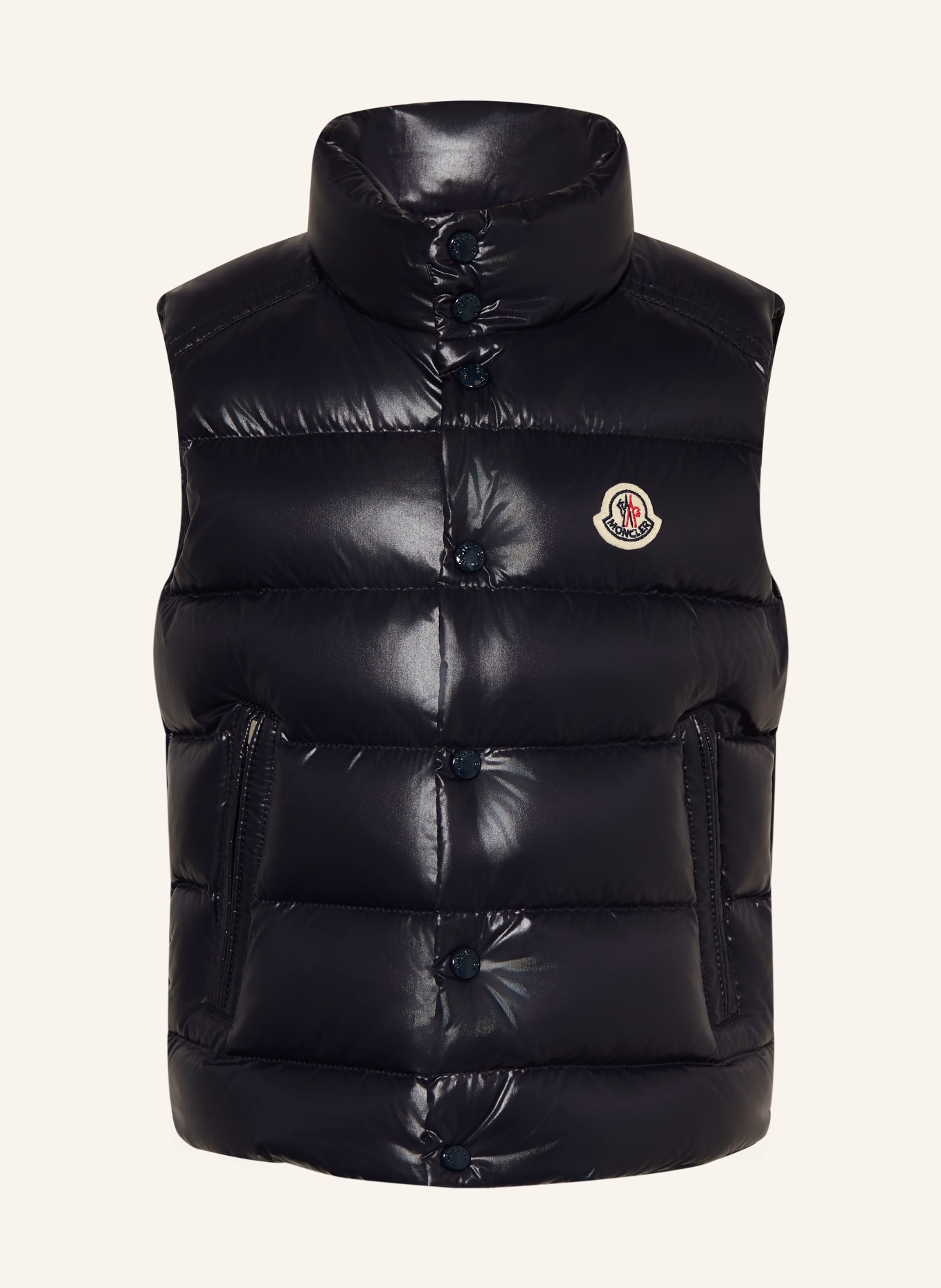 MONCLER enfant Donzen bodywarmer: DONKERBLAUW