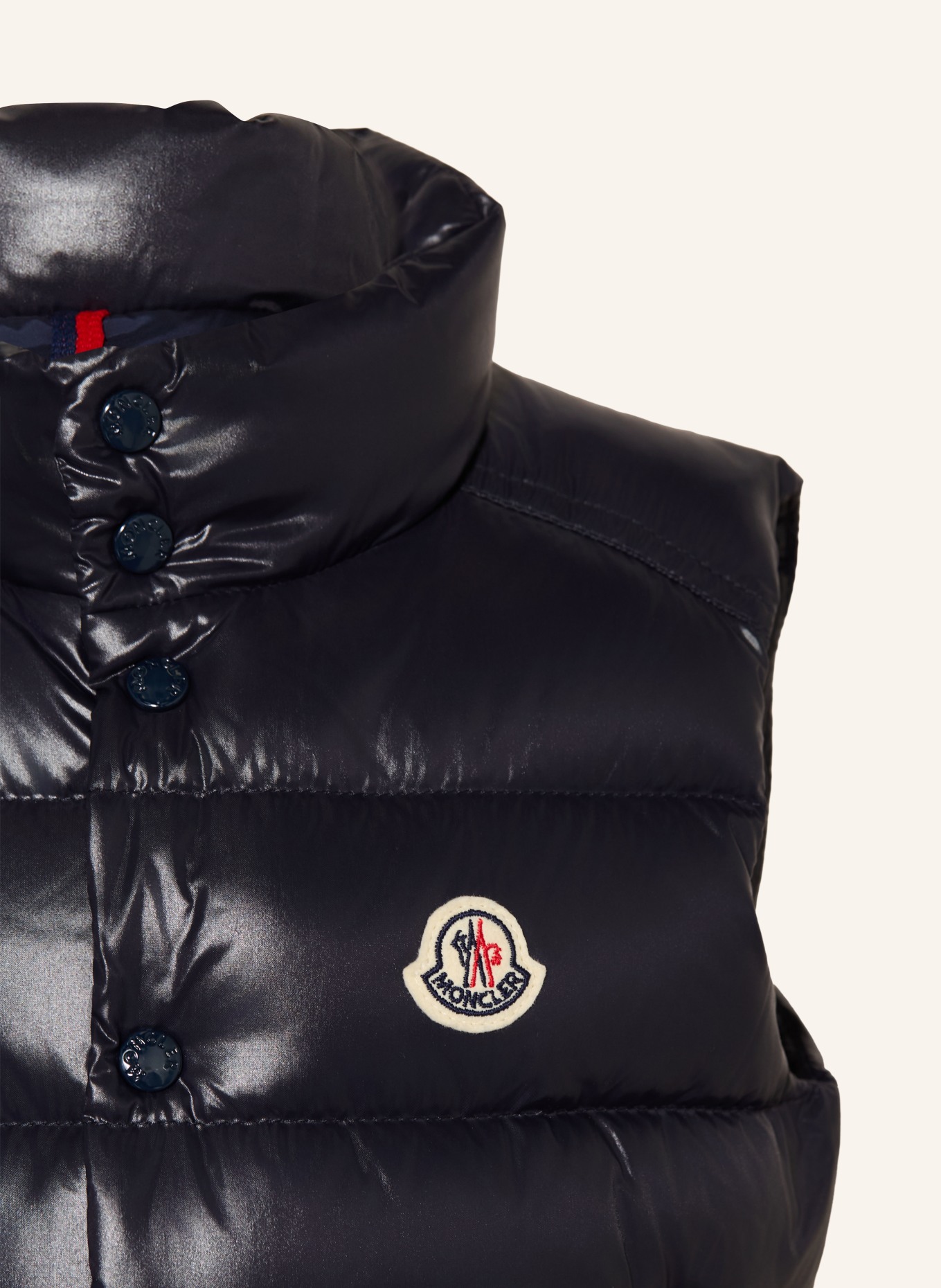 MONCLER enfant Donzen bodywarmer: DONKERBLAUW