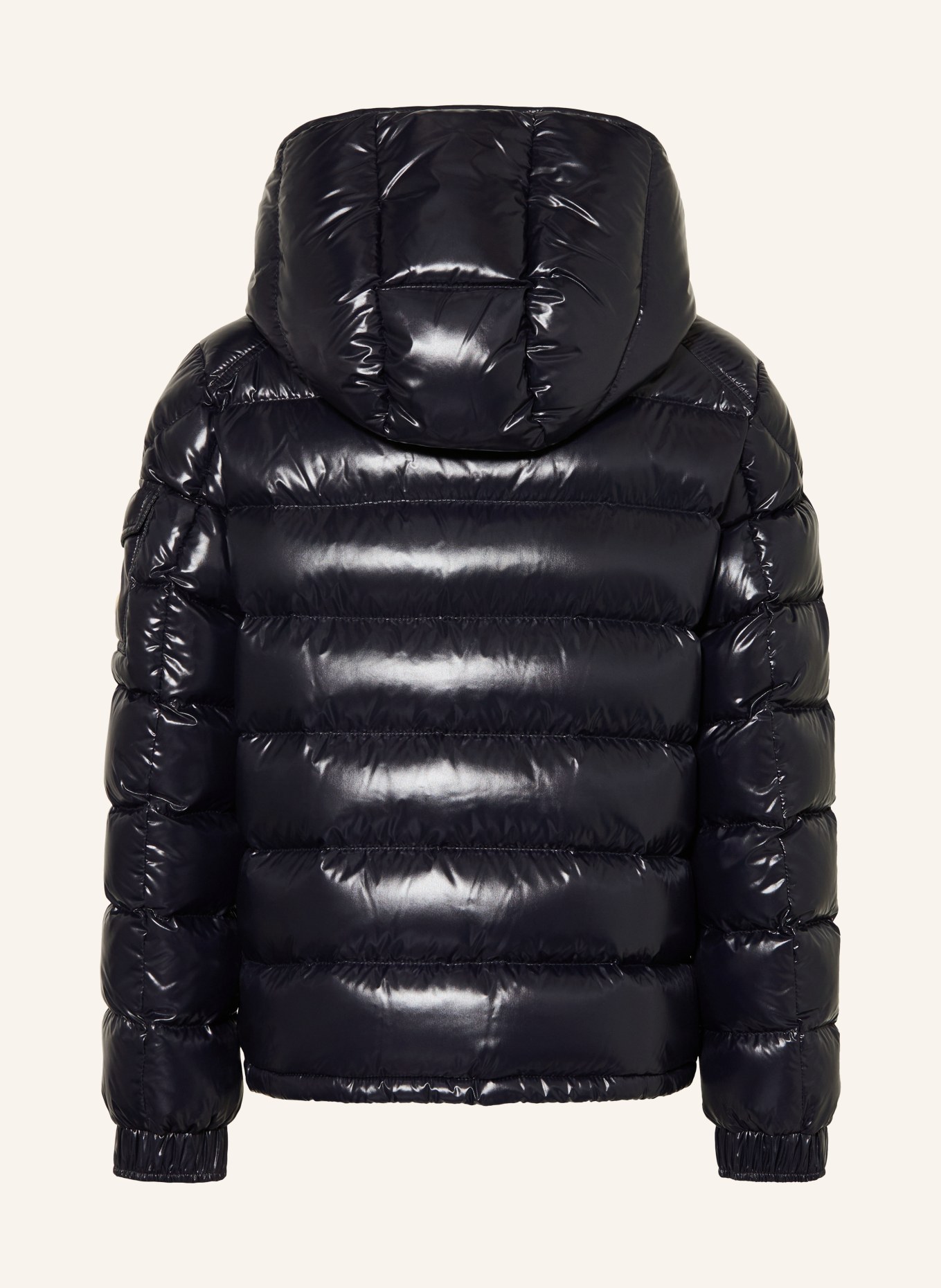 MONCLER enfant Péřové bundy NEW MAYA s odnímatelnou kapucí: TMAVĚ MODRÁ