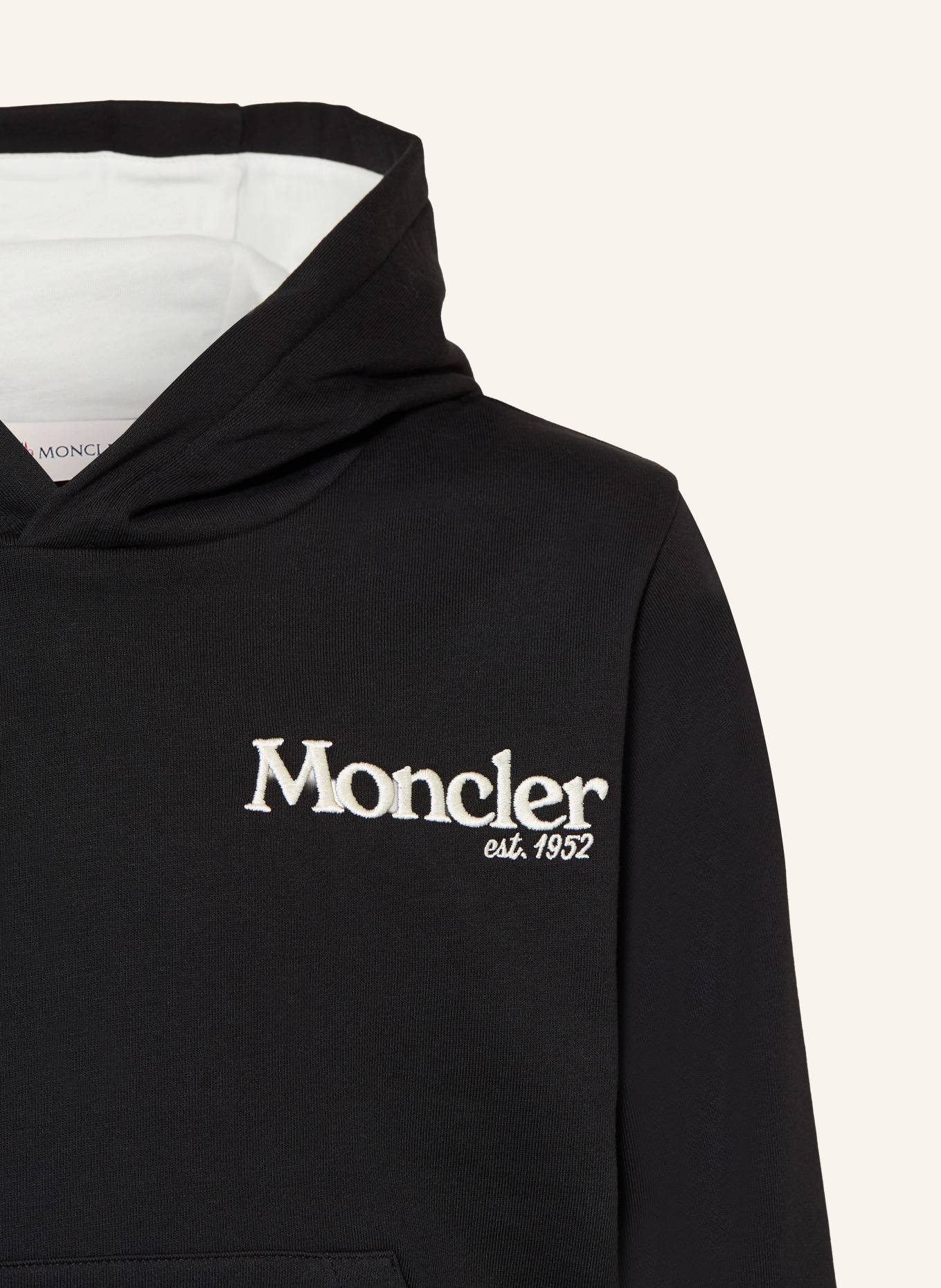MONCLER enfant Bluza z kapturem: CZARNY