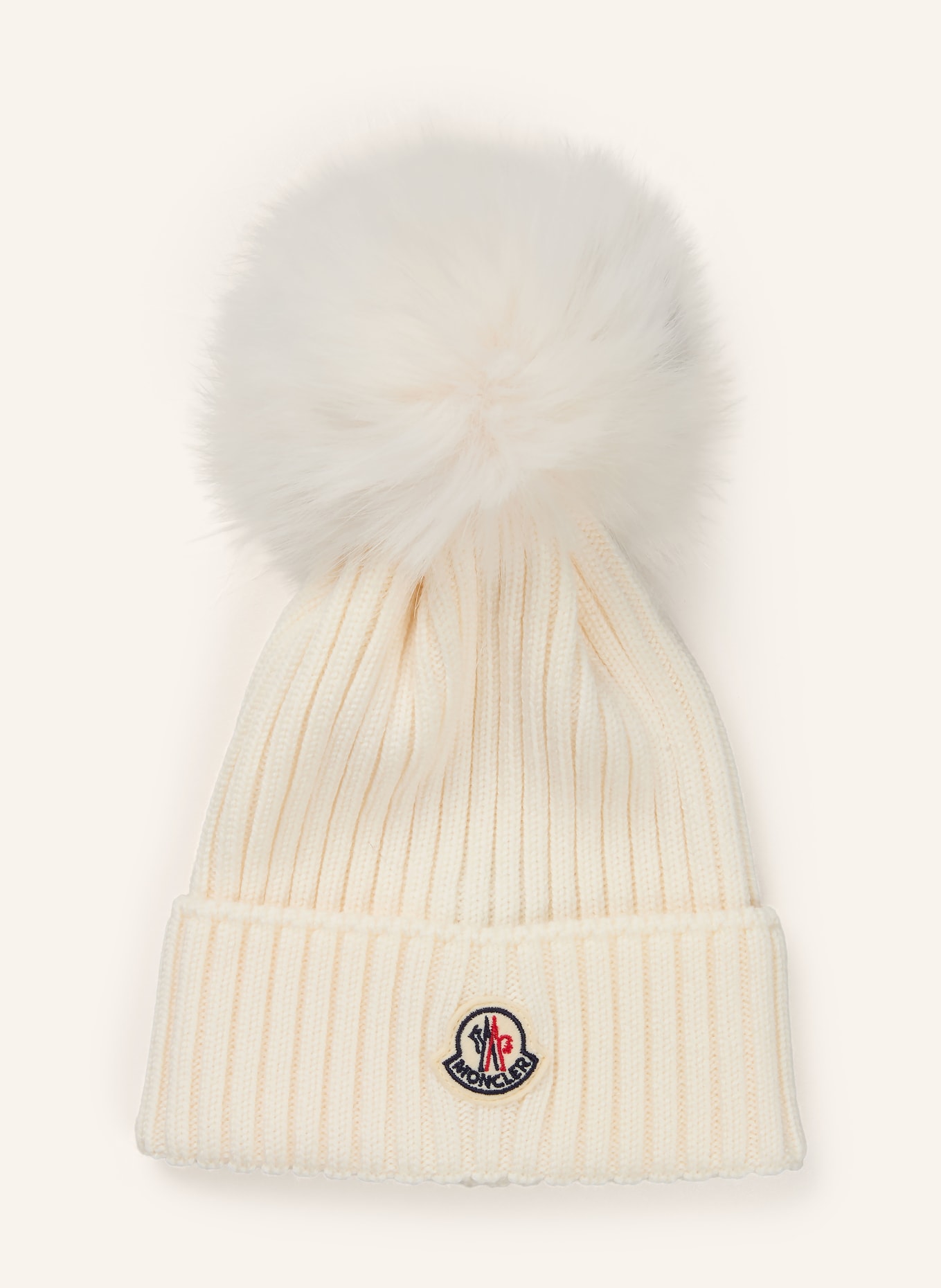 MONCLER enfant Bonnet: CRÈME