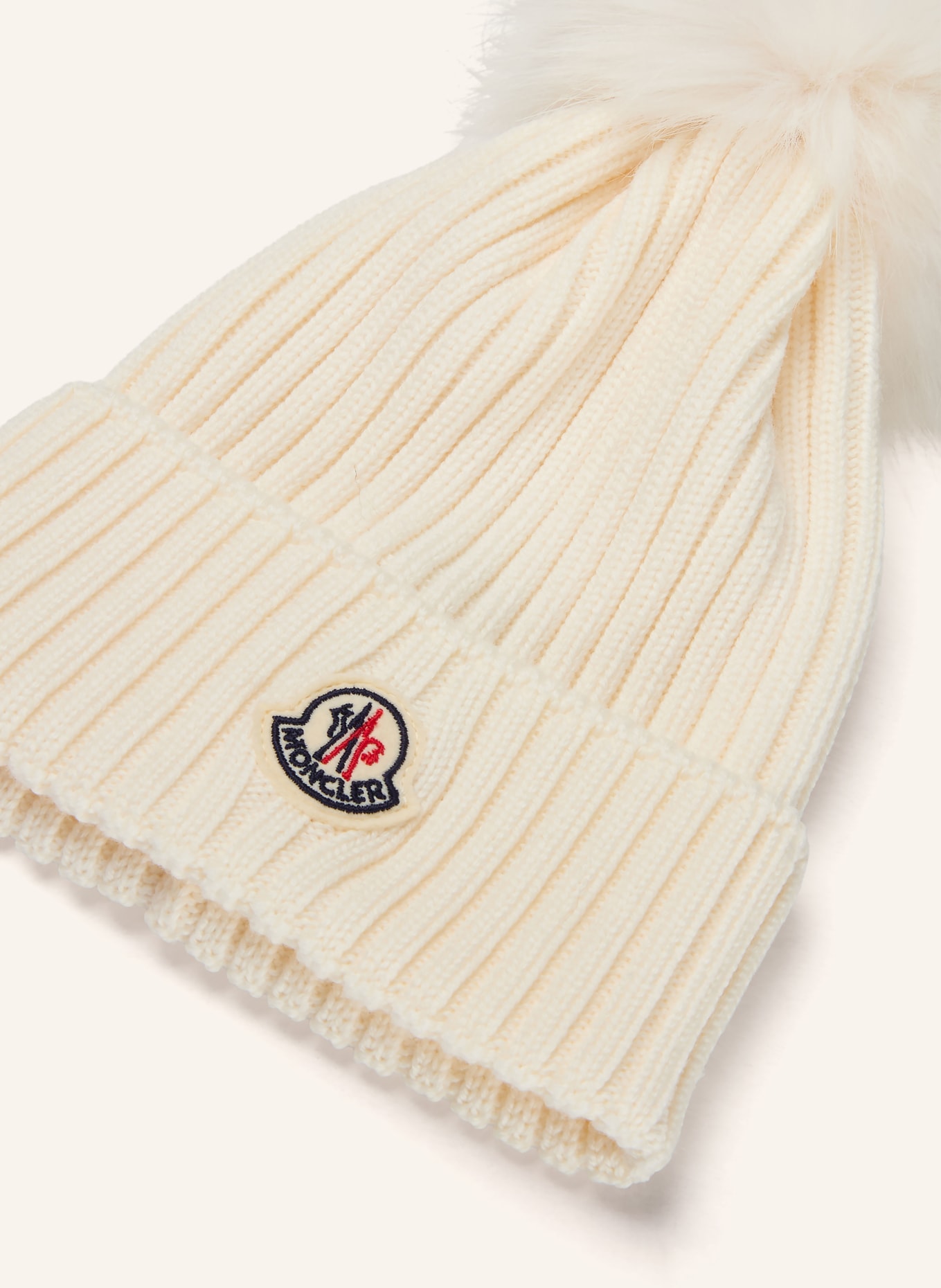 MONCLER enfant Bonnet: CRÈME