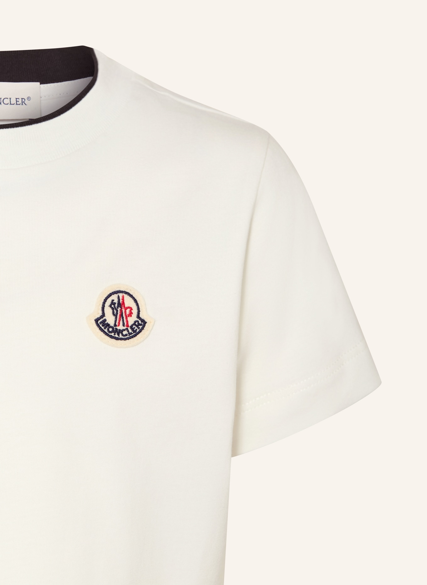MONCLER enfant T-shirt: CRÈME