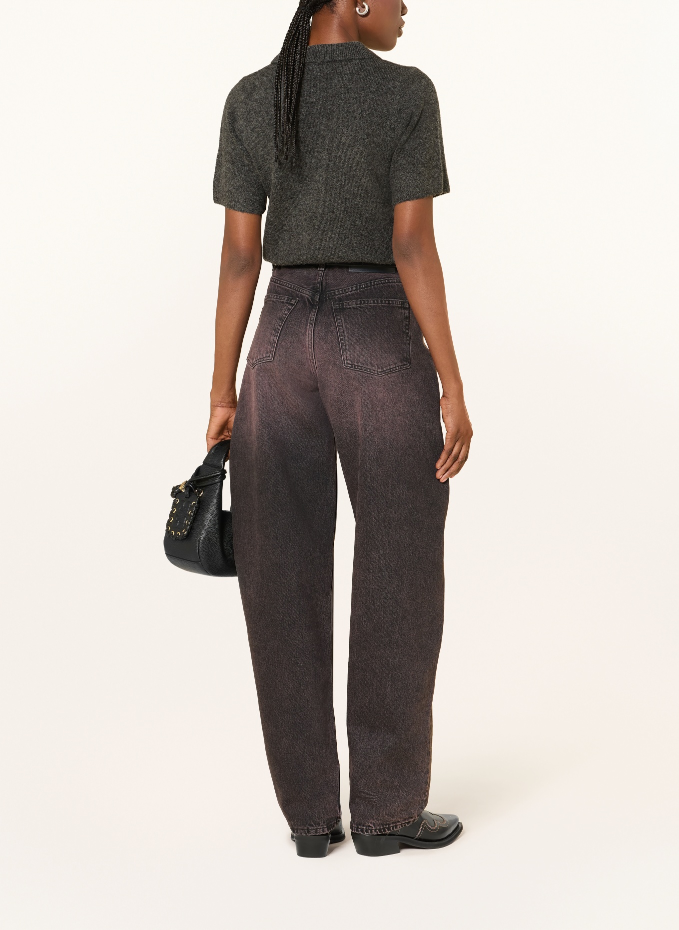 MRS & HUGS Polo en maille: GRIS