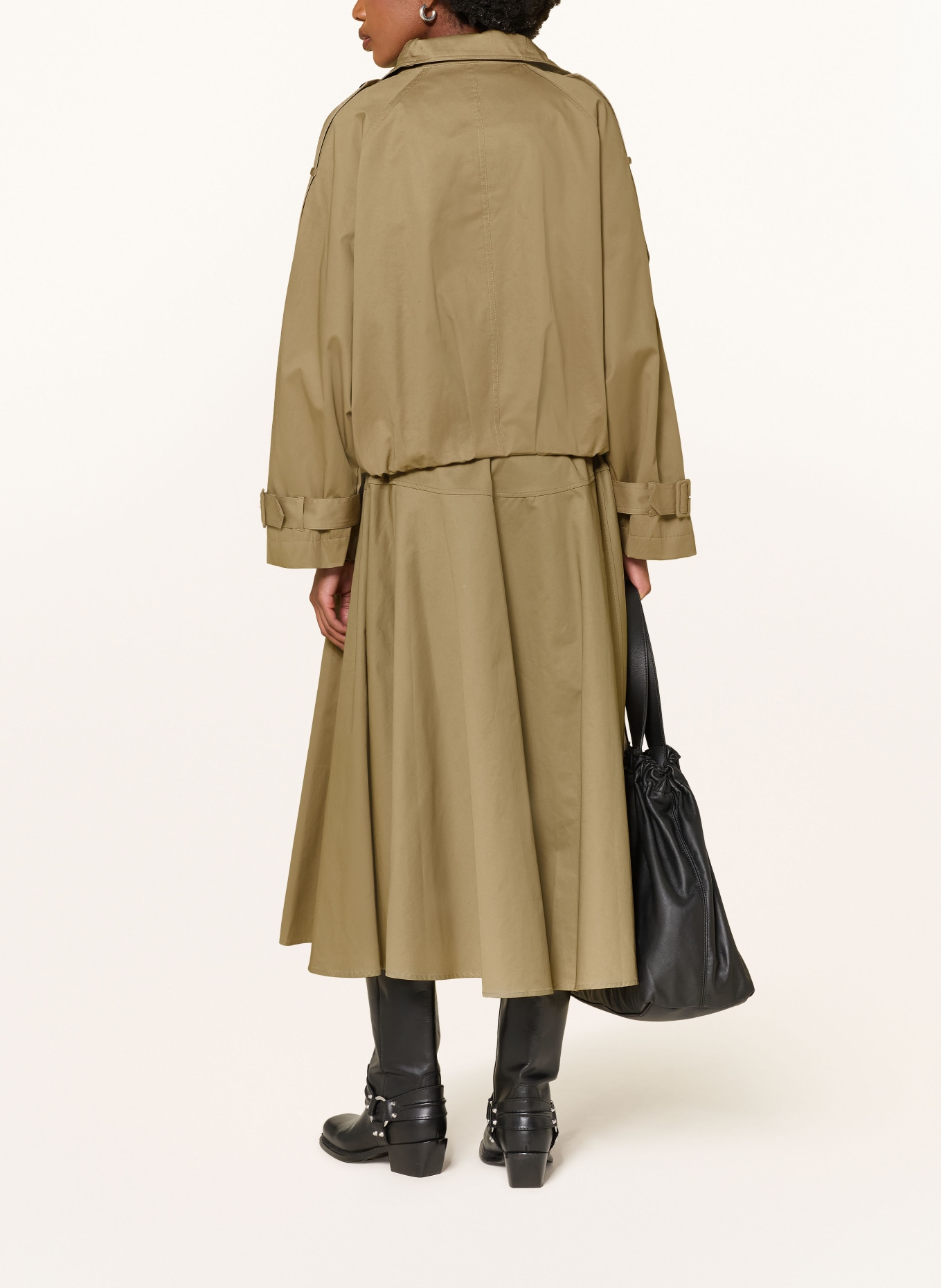MRS & HUGS Trench-coat court: KAKI