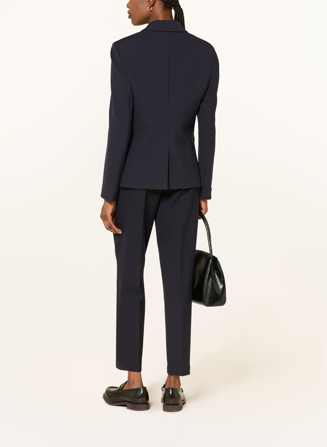 PESERICO Trousers: DARK BLUE