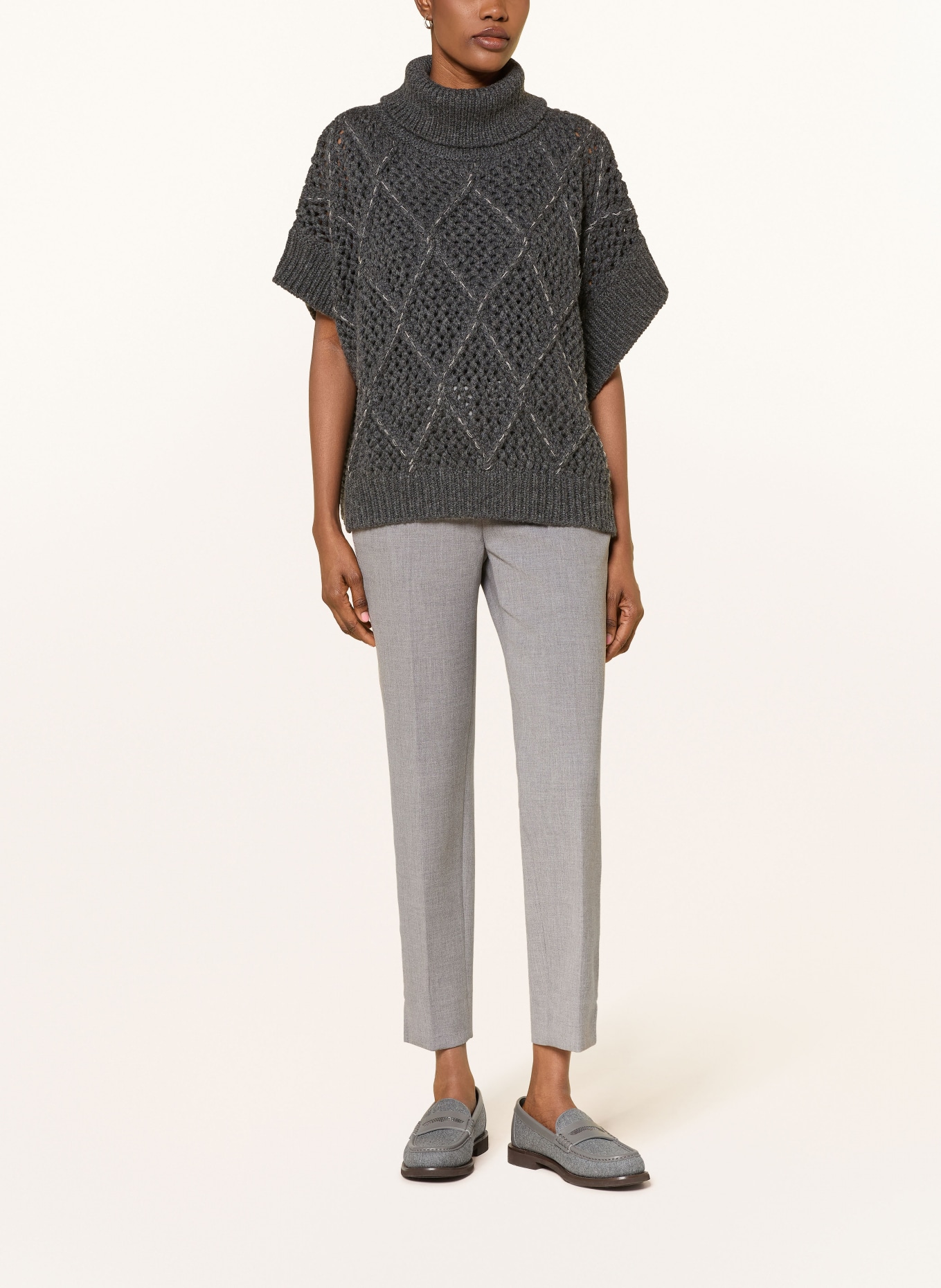 PESERICO 7/8-length trousers: GRAY