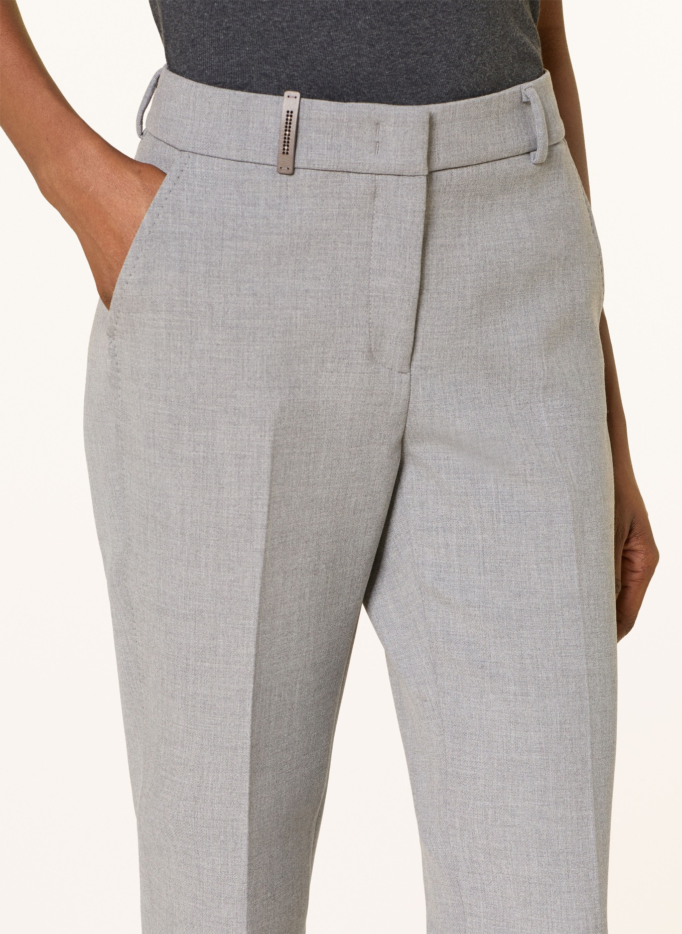 PESERICO 7/8-length trousers: GRAY