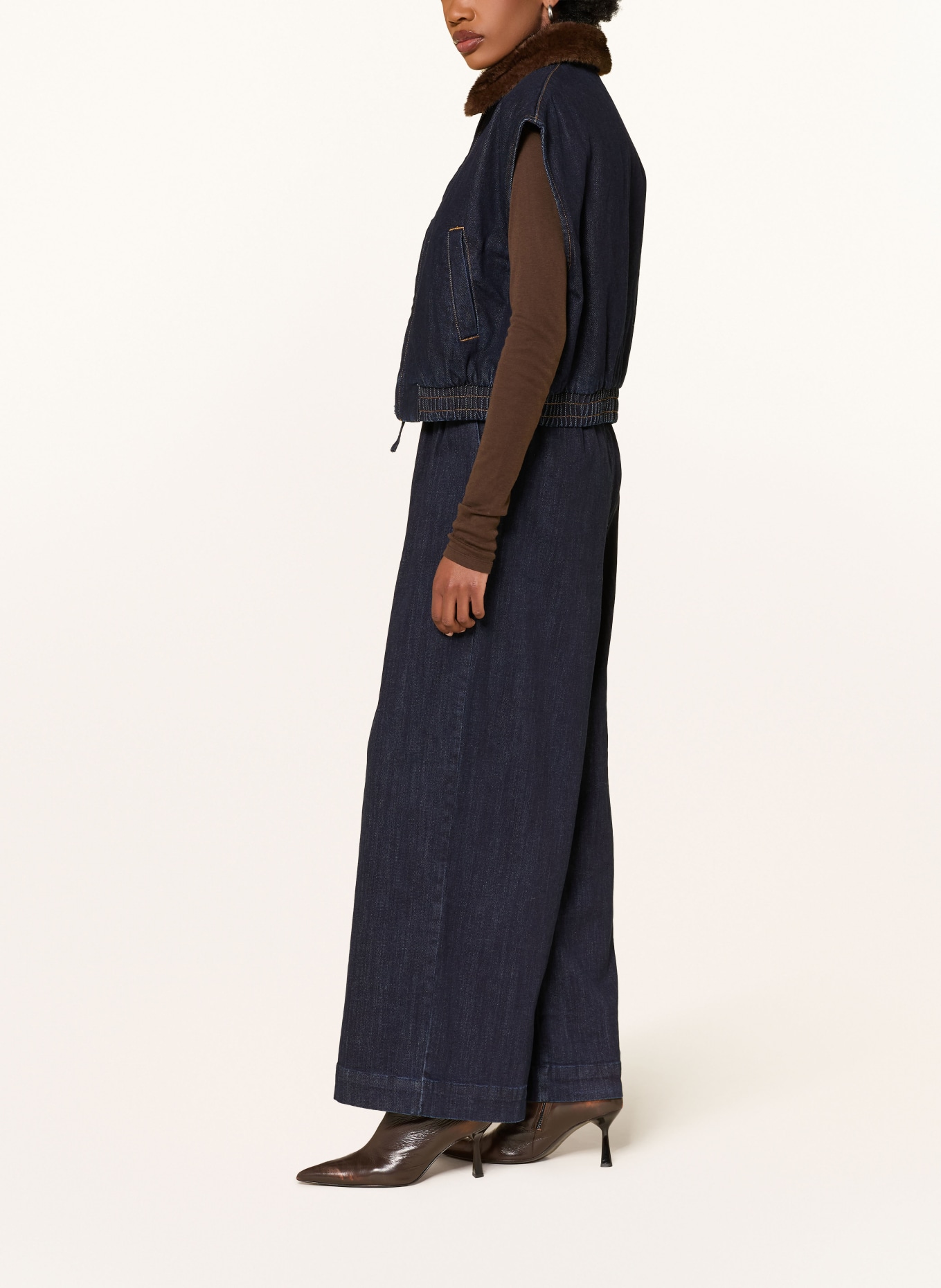 MRS & HUGS Jeans med brede ben: RAW DENIM