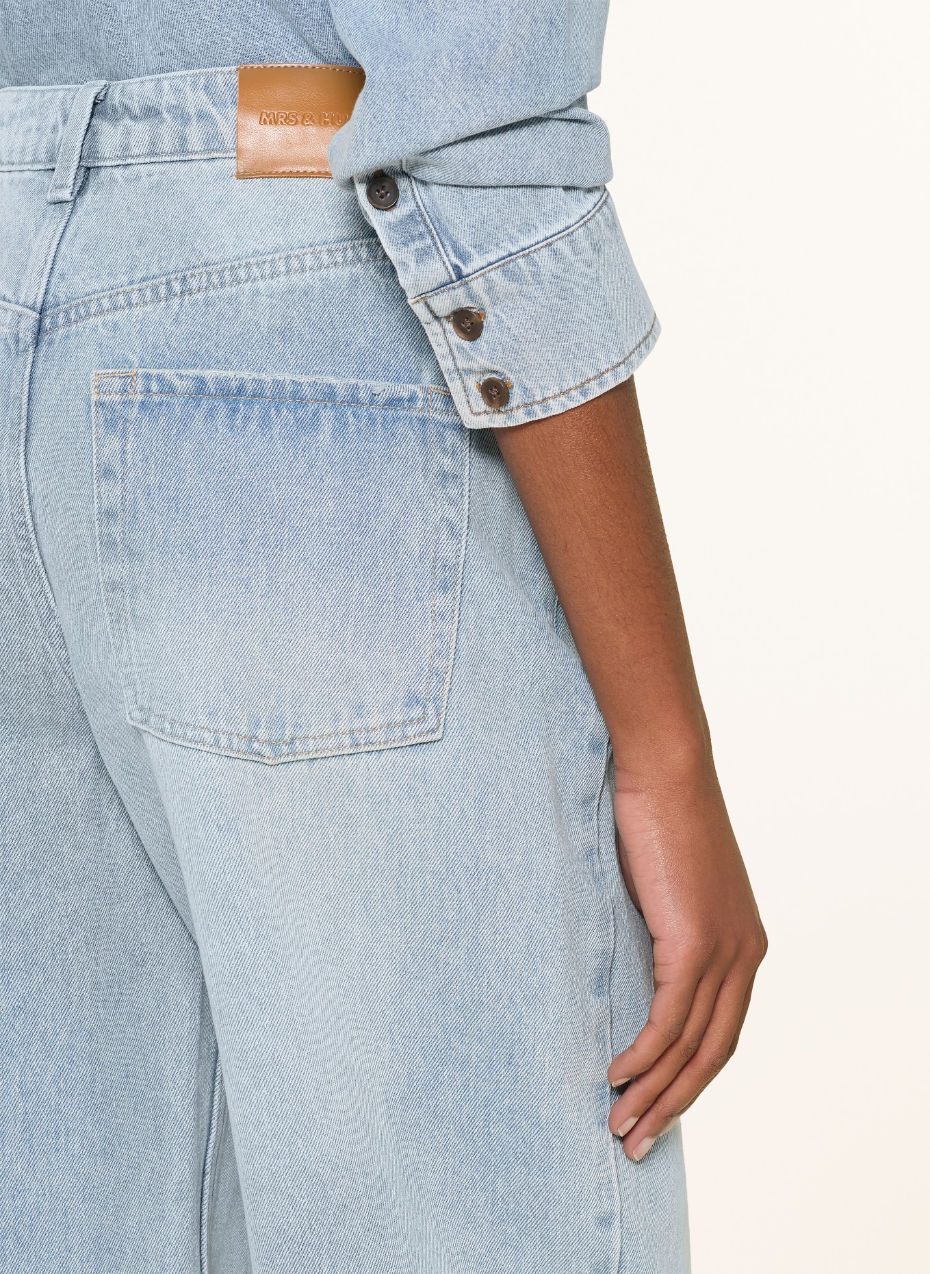 MRS & HUGS Blugi drepți: LIGHT DENIM