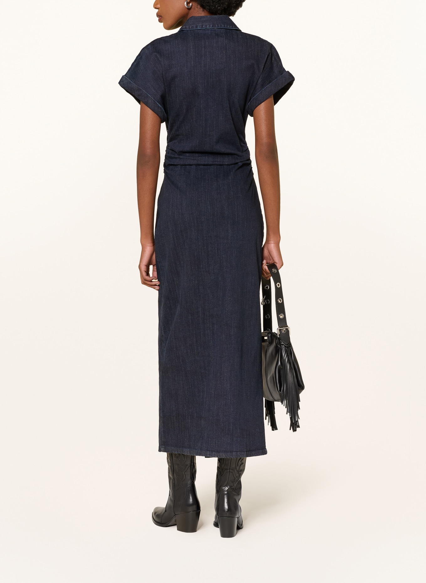 MRS & HUGS Rochie din denim: ALBASTRU ÎNCHIS
