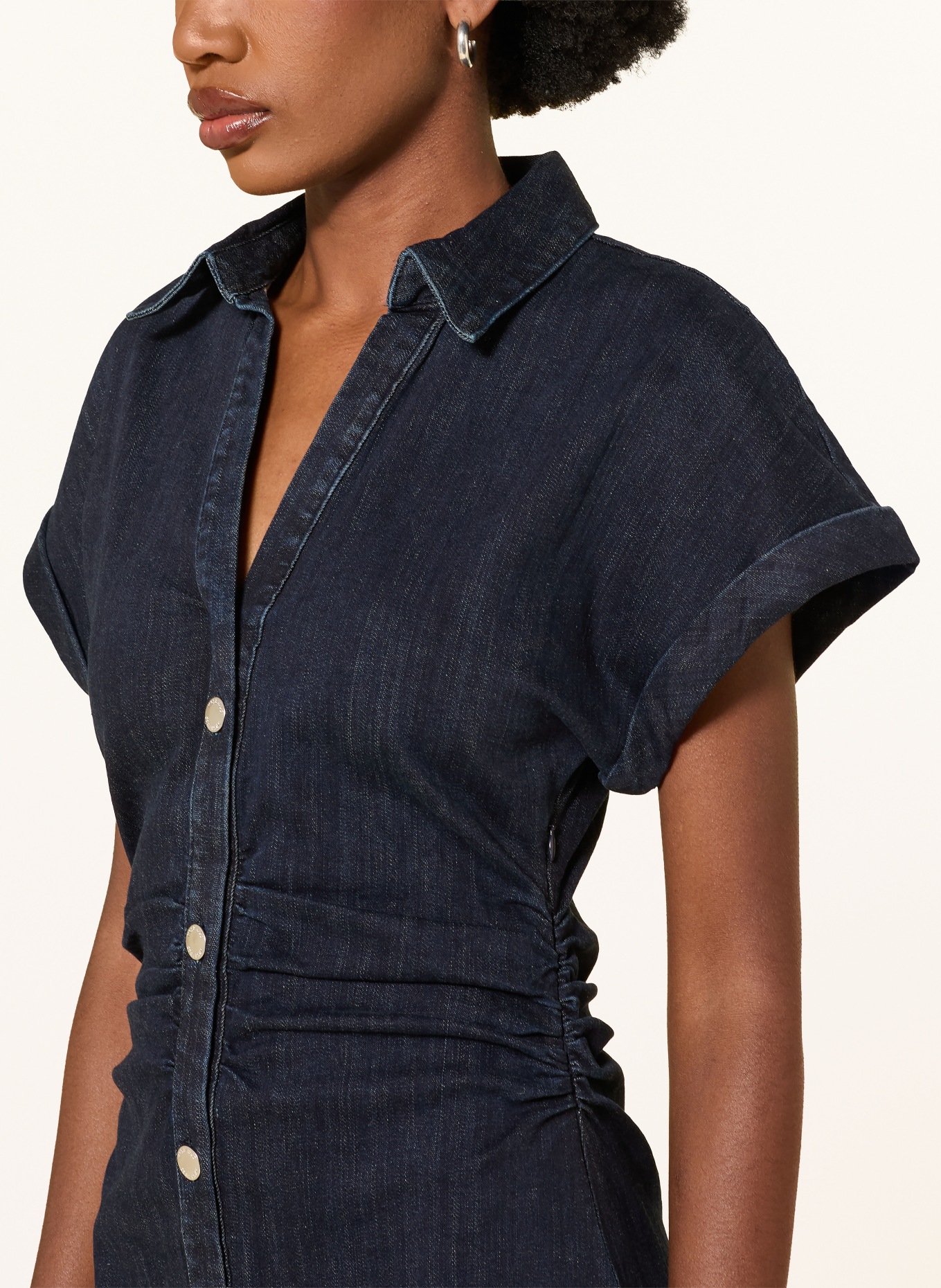 MRS & HUGS Rochie din denim: ALBASTRU ÎNCHIS