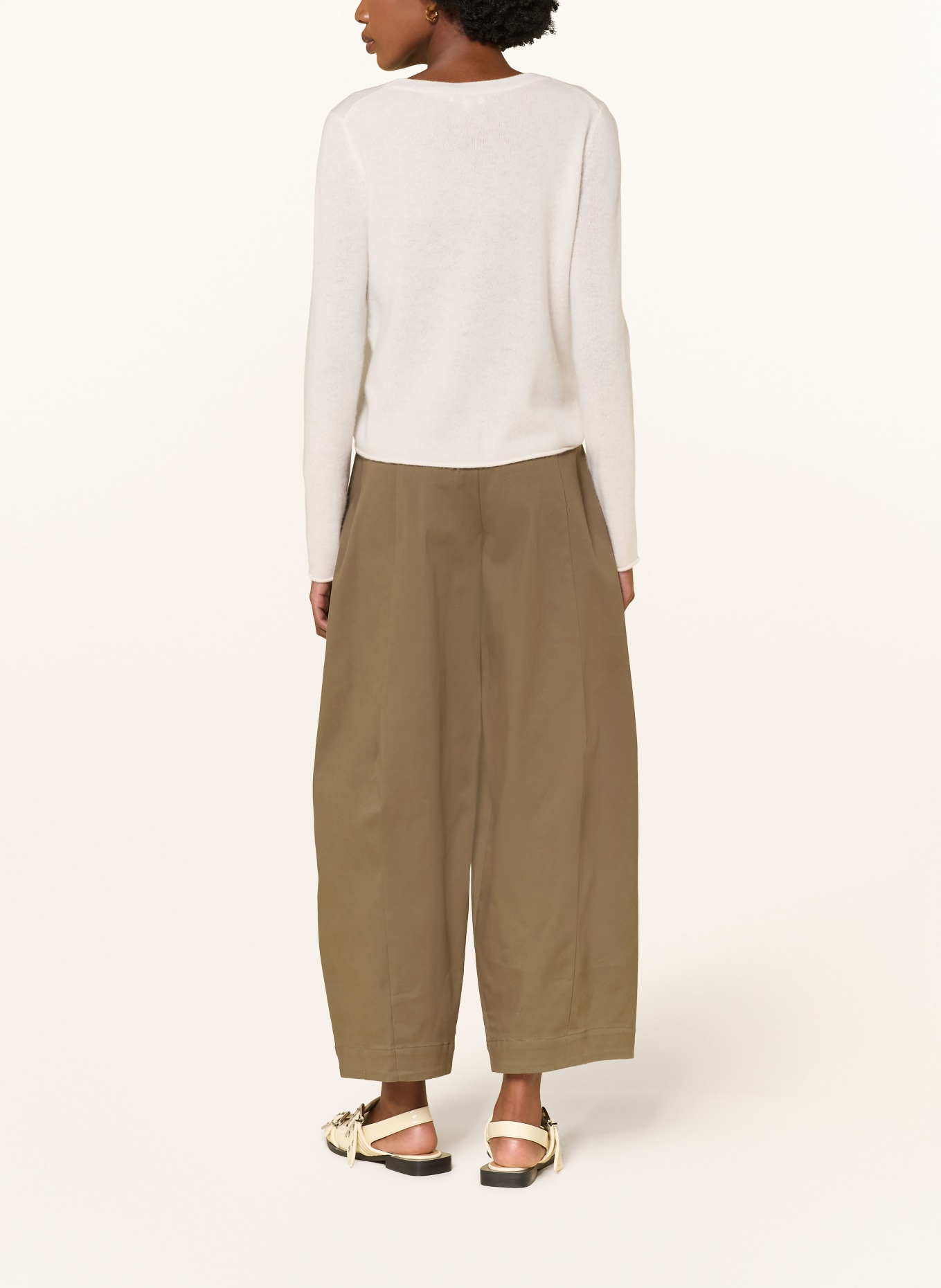 MRS & HUGS Barrel-jeans: KHAKI