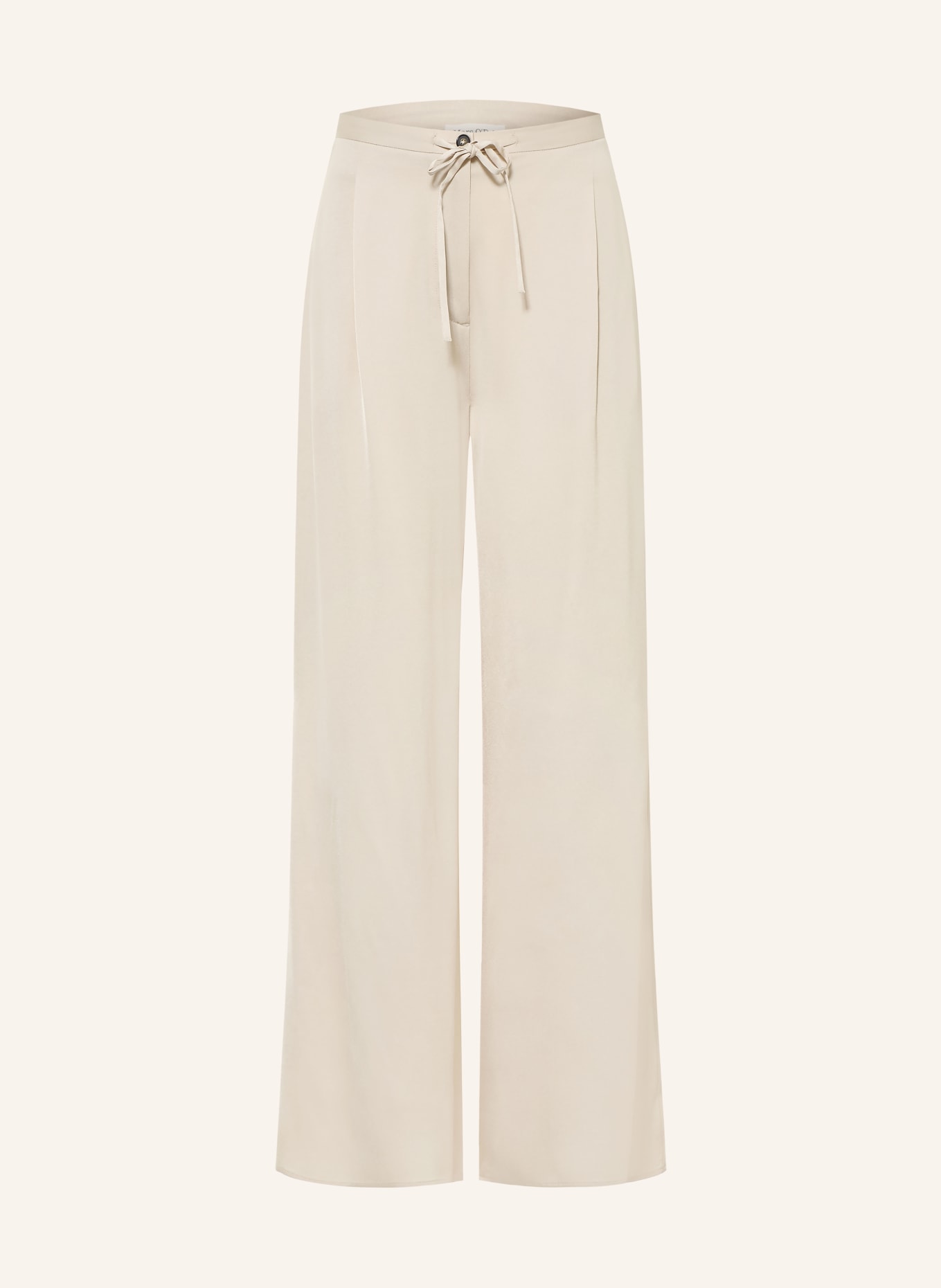 Marc O'Polo Marlene-broek van satijn: BEIGE