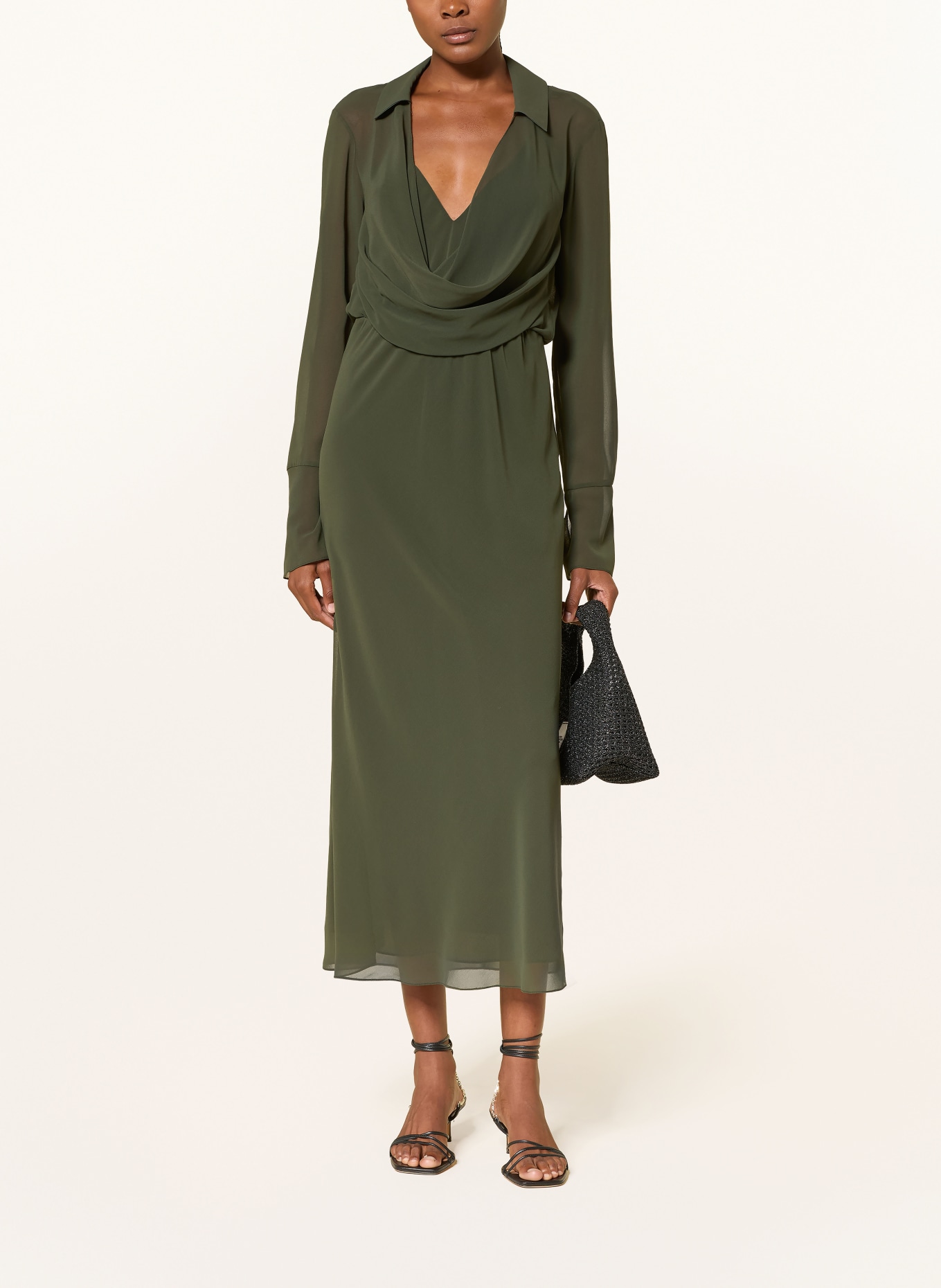 PATRIZIA PEPE Kleid: GRÜN