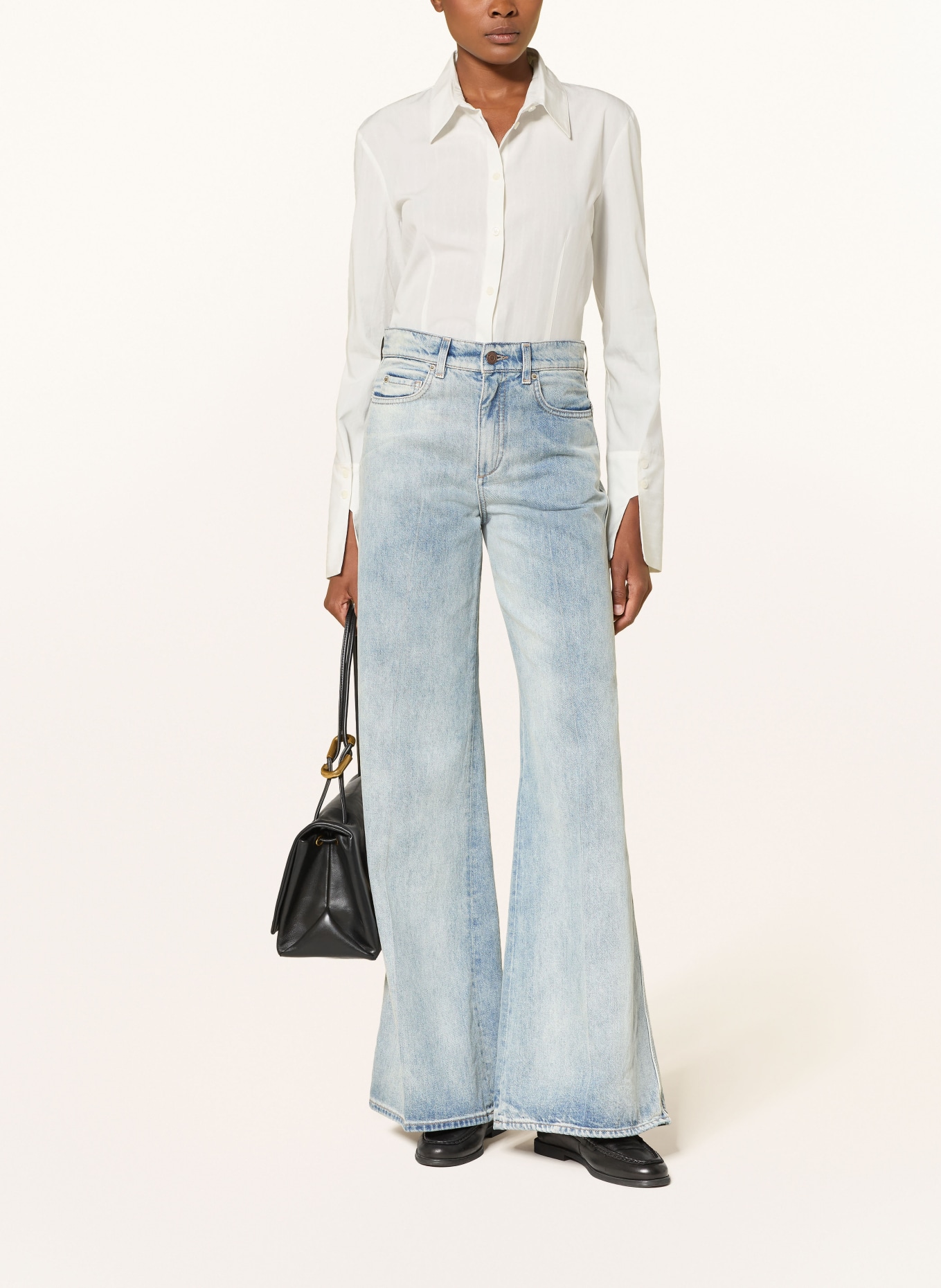 PATRIZIA PEPE Overhemdblouse: WIT
