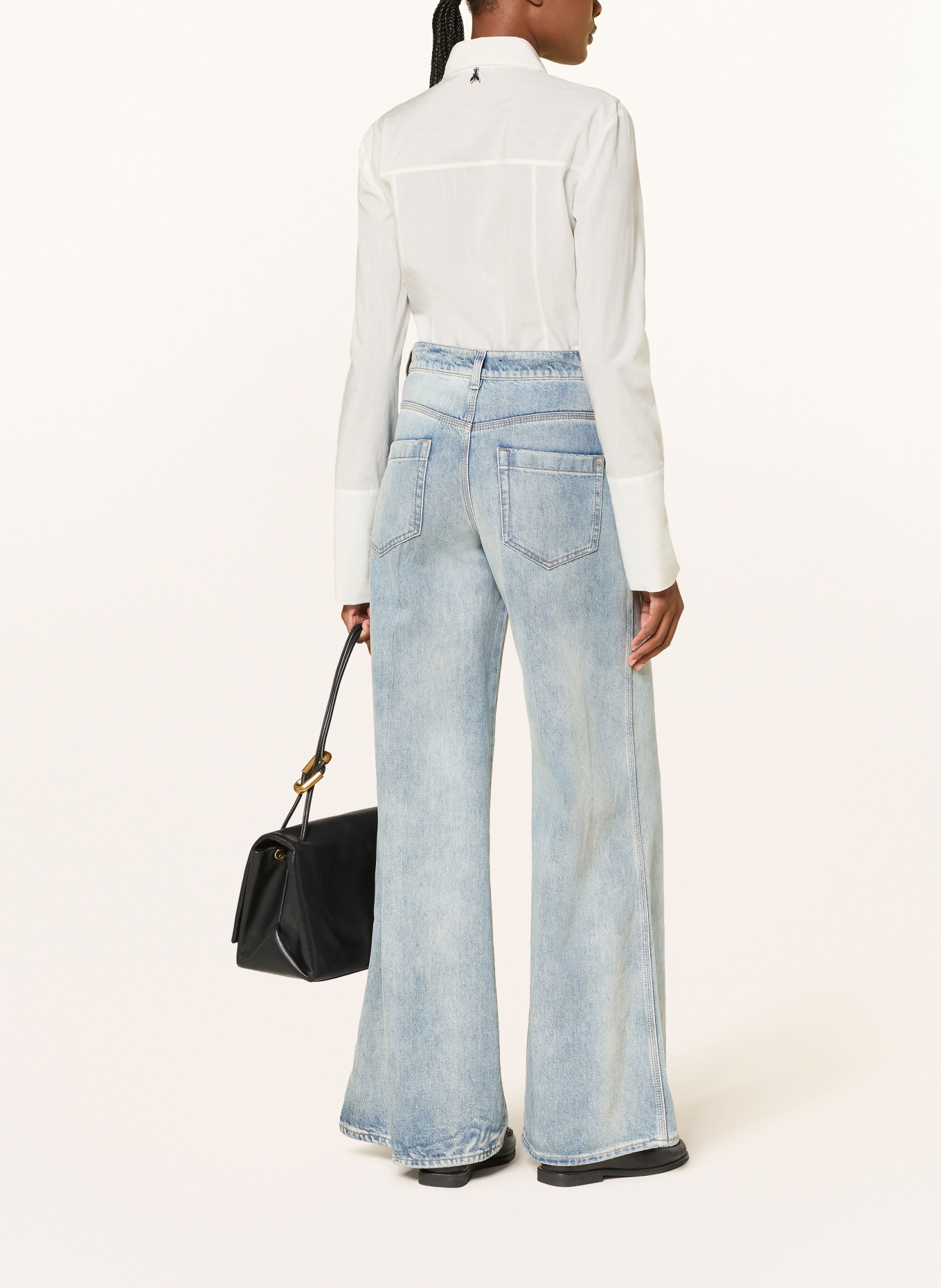 PATRIZIA PEPE Overhemdblouse: WIT
