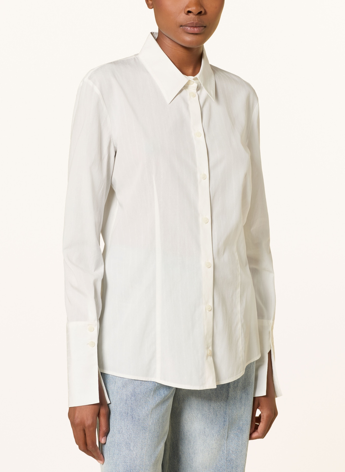 PATRIZIA PEPE Overhemdblouse: WIT