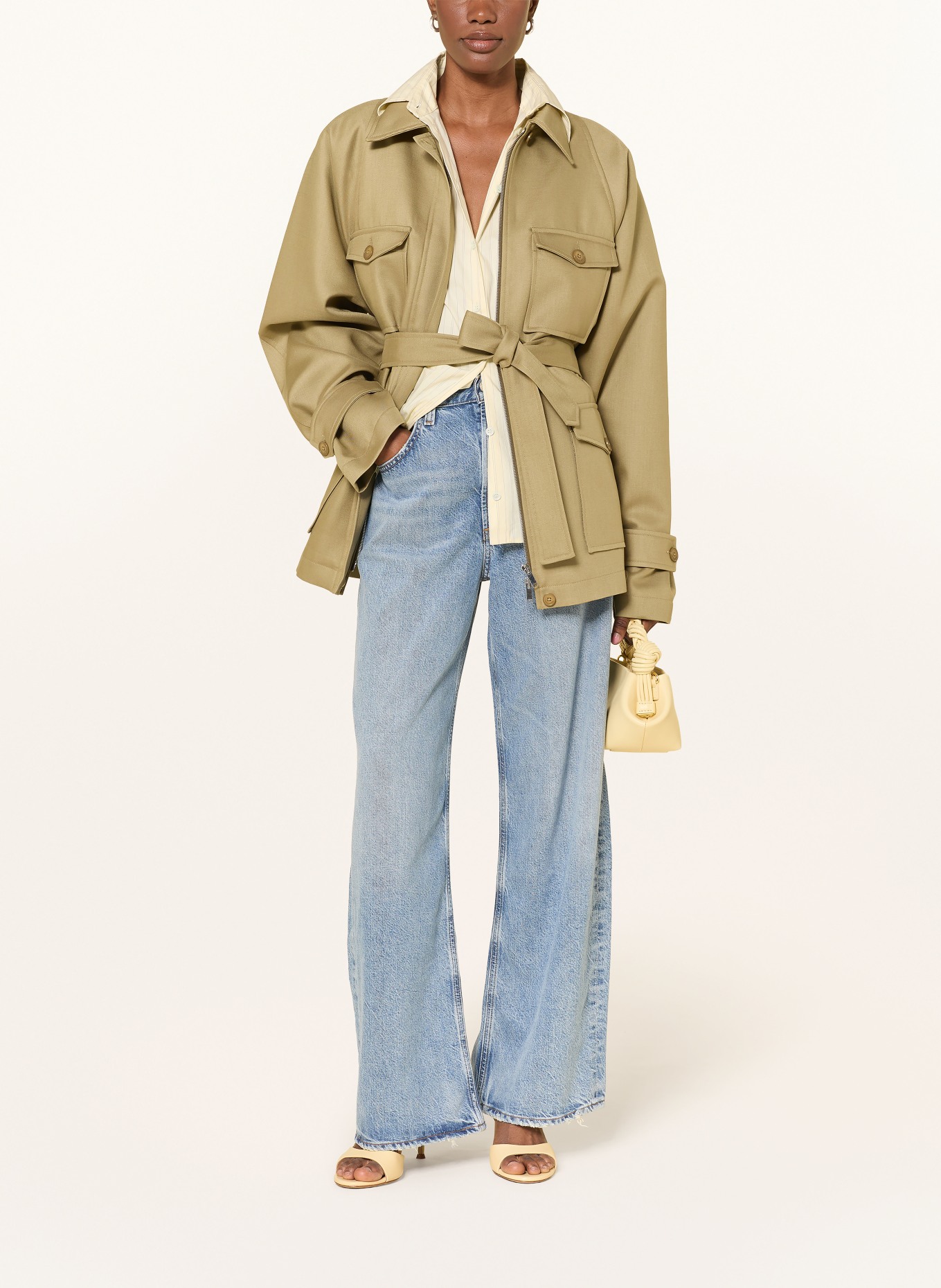 AGOLDE Wide Leg Jeans LOW CURVE: reset md vint ind