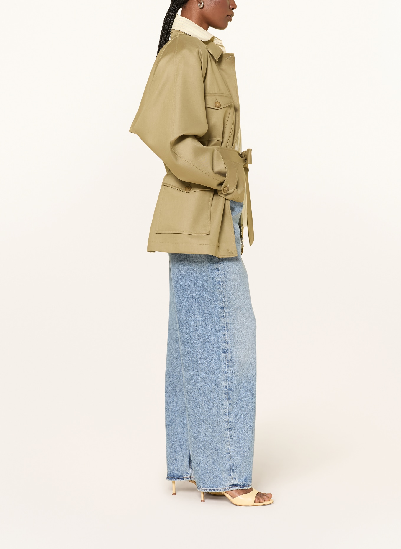 AGOLDE Wide Leg Jeans LOW CURVE: reset md vint ind