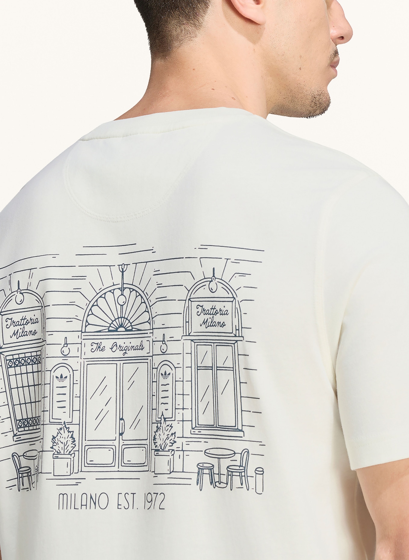 adidas Originals T-shirt MILANO SHOP: BLANC
