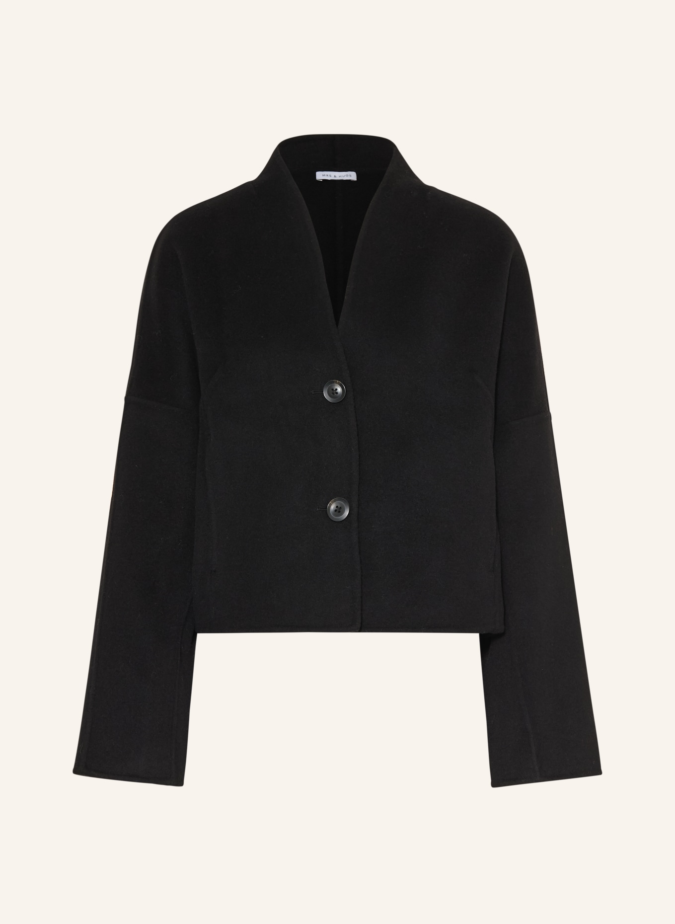 MRS & HUGS Kastenjacke: SCHWARZ