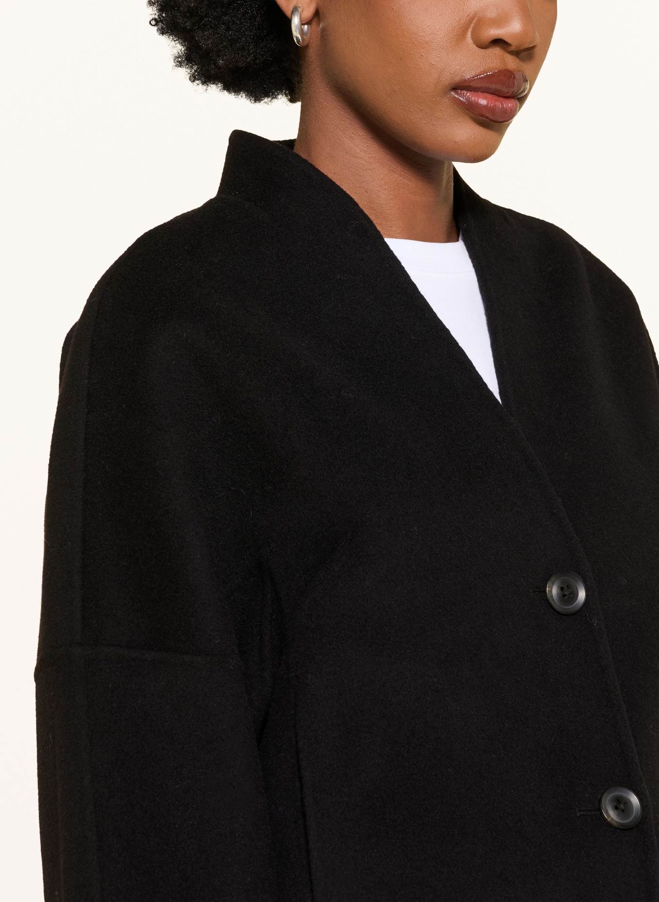 MRS & HUGS Kastenjacke: SCHWARZ