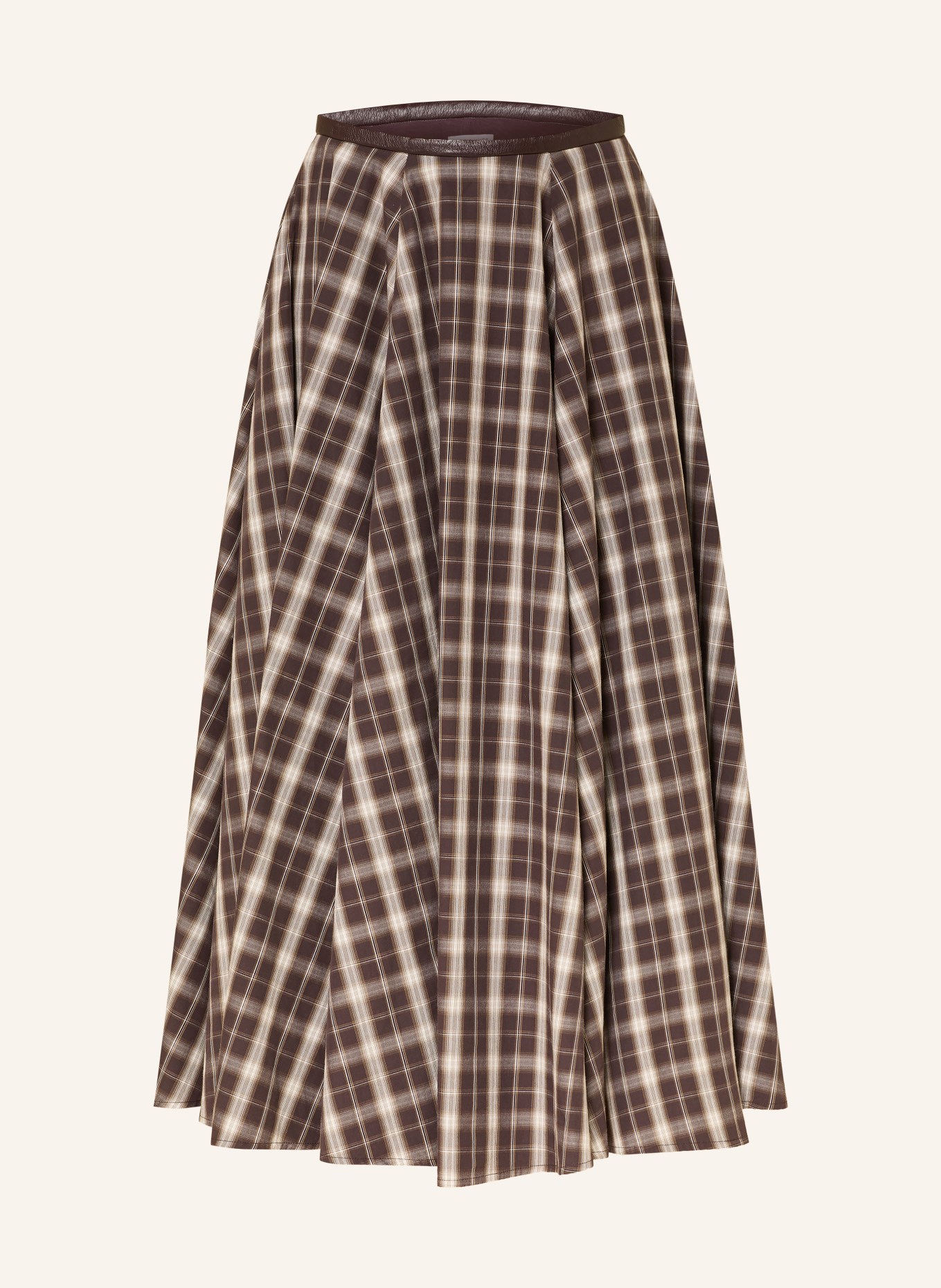 MRS & HUGS Skirt: DARK BROWN / LIGHT BROWN / BROWN