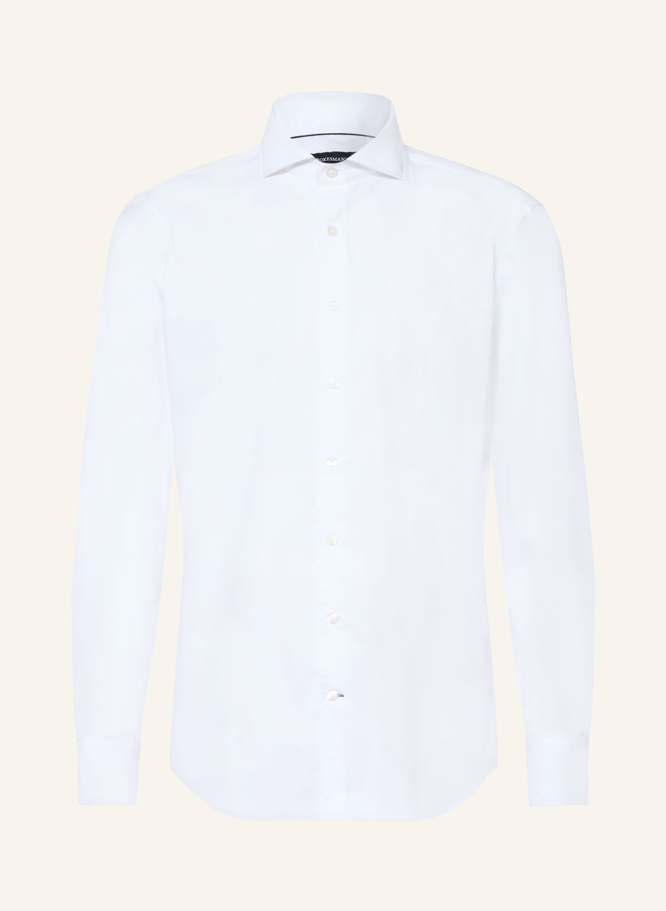 STROKESMAN'S Cămașă Comfort Fit: ALB