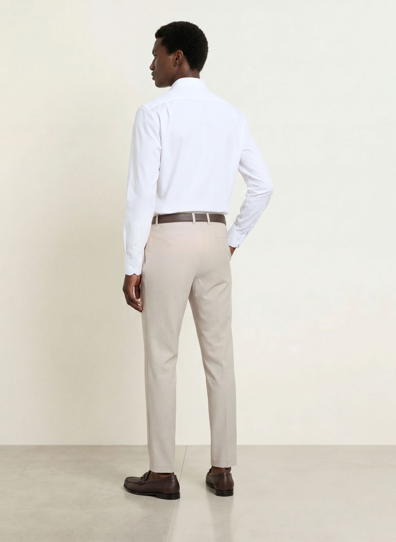 STROKESMAN'S Cămașă Comfort Fit: ALB