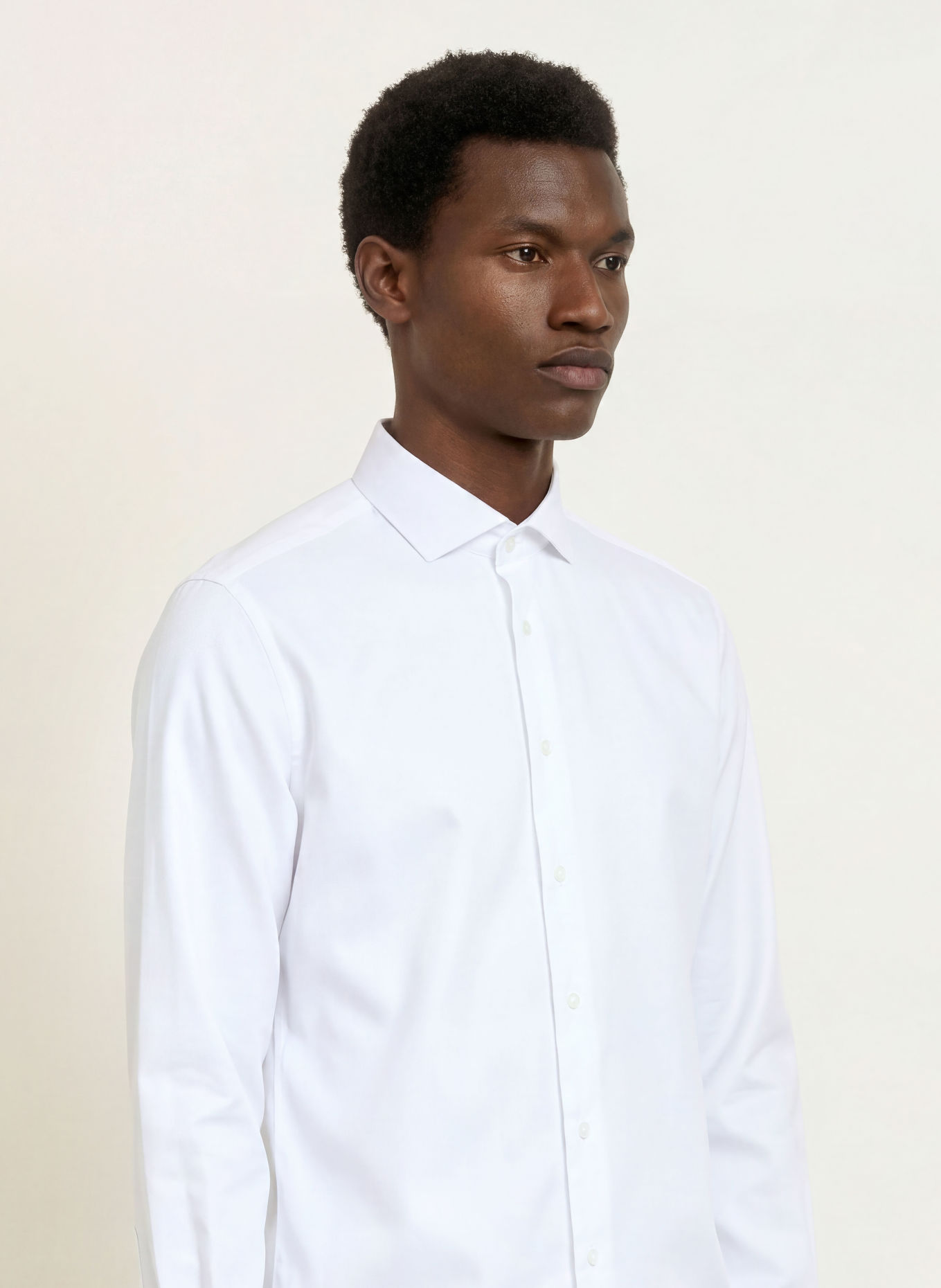 PAUL Skjorta Shaped Fit: VIT