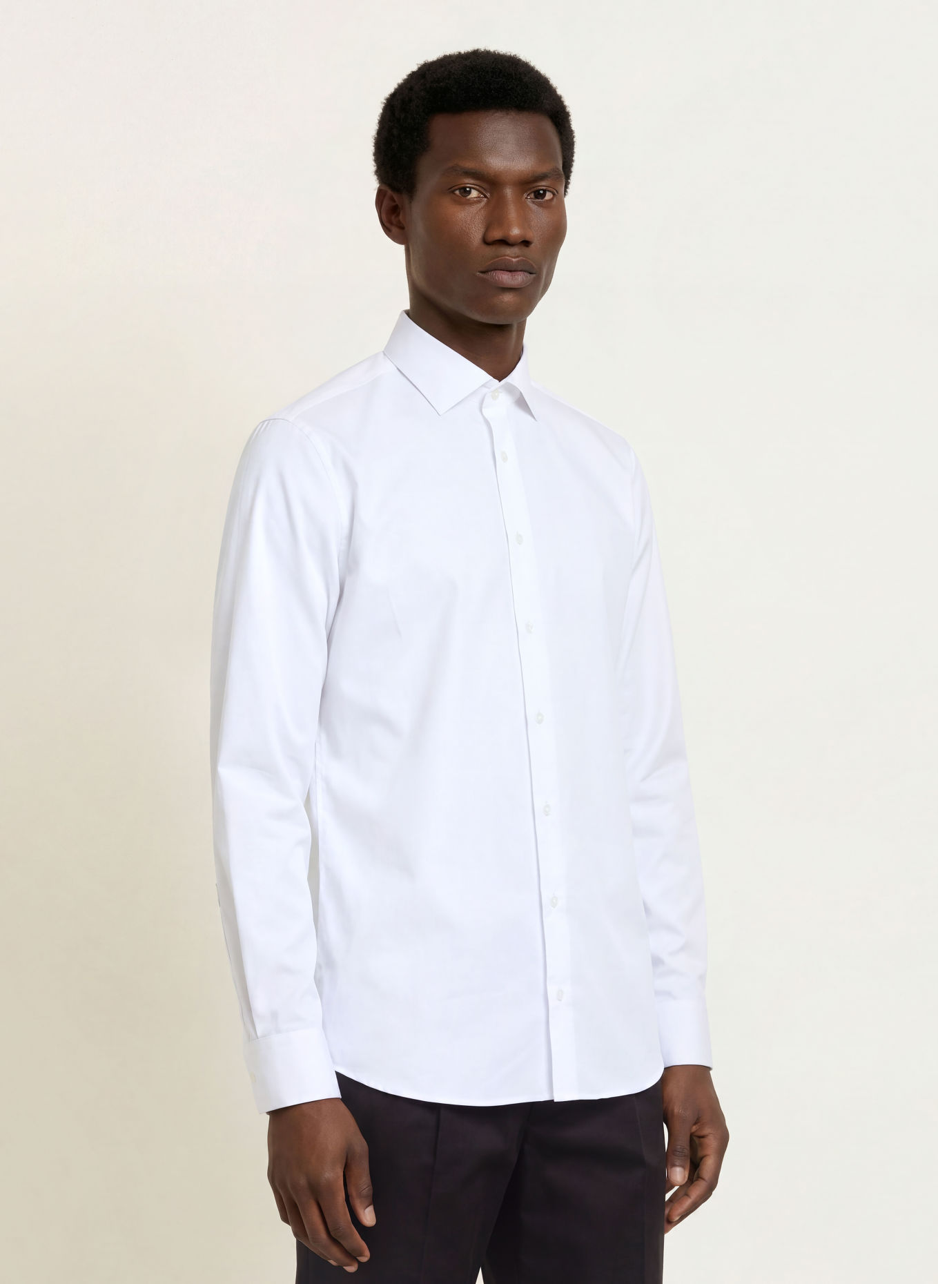 PAUL Skjorta Shaped Fit: VIT