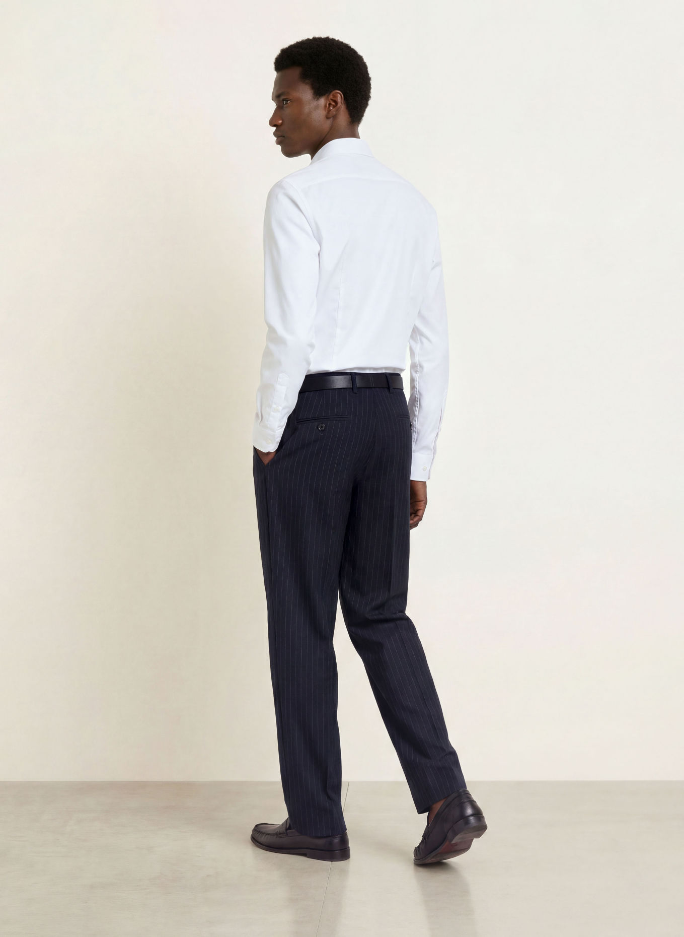 PAUL Skjorta Shaped Fit: VIT